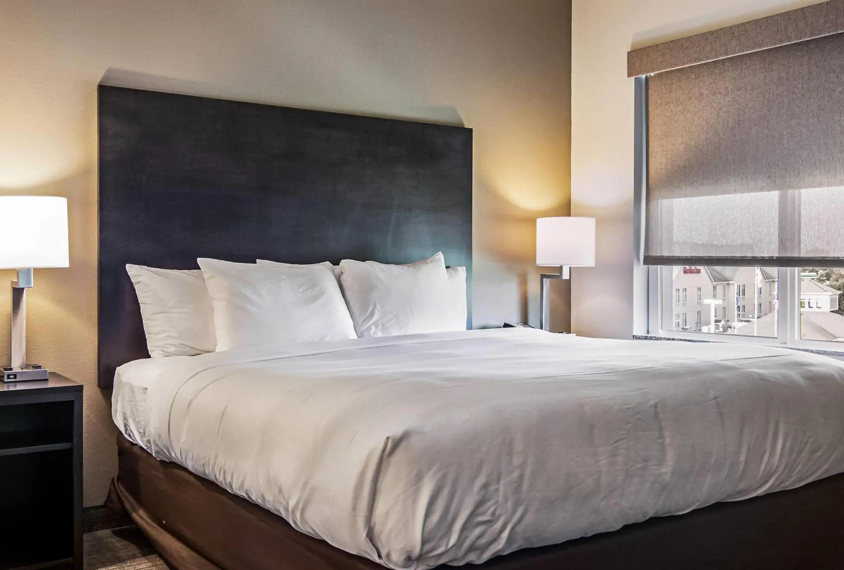 Bedroom, Bed in Comfort Suites Wooster near University Campus Bedroom, Bed in Comfort Suites Wooster near University Campus