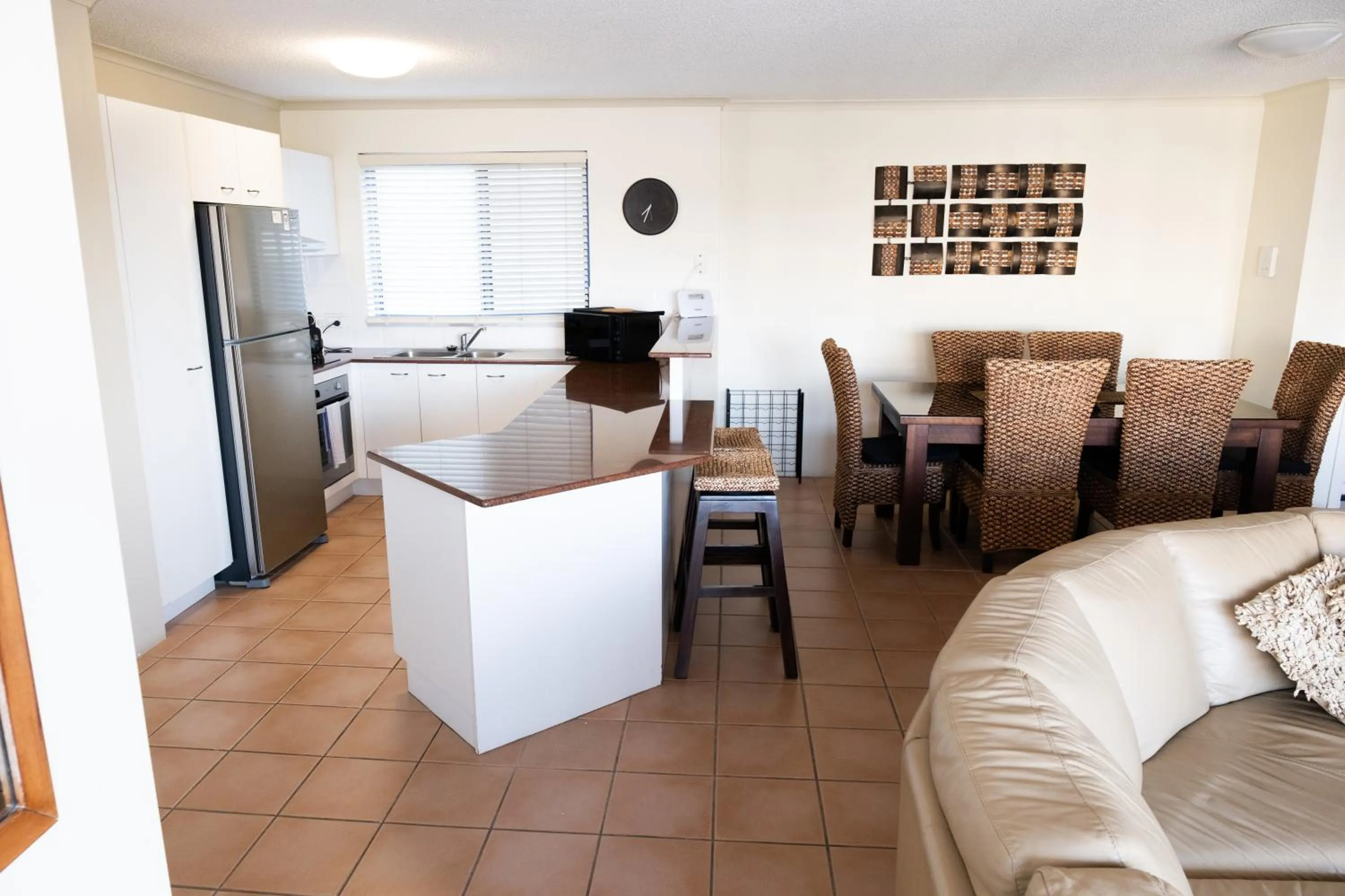 Dining area in Salerno On The Beach