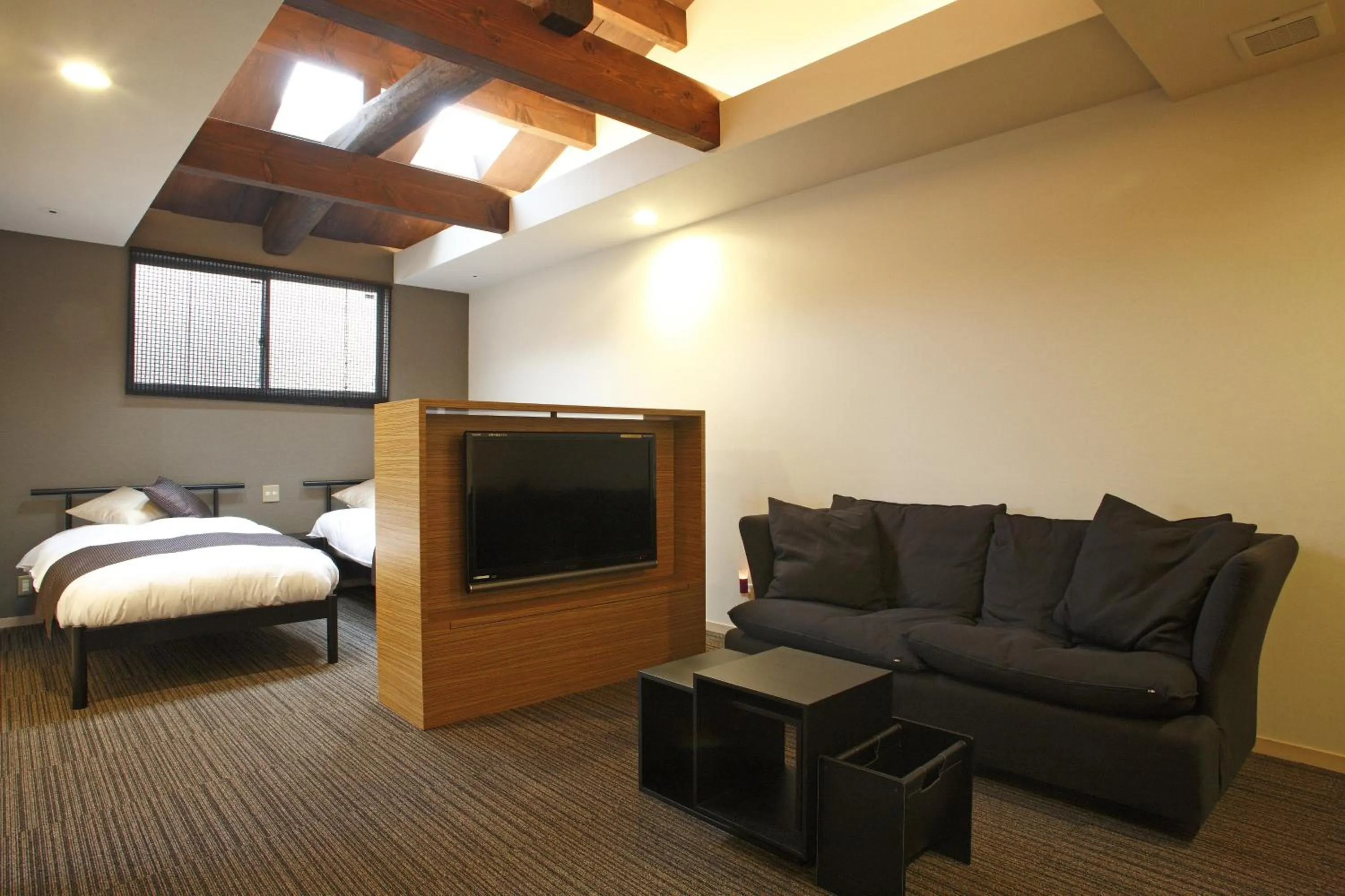 Living room, Bed in Towa Ryokan