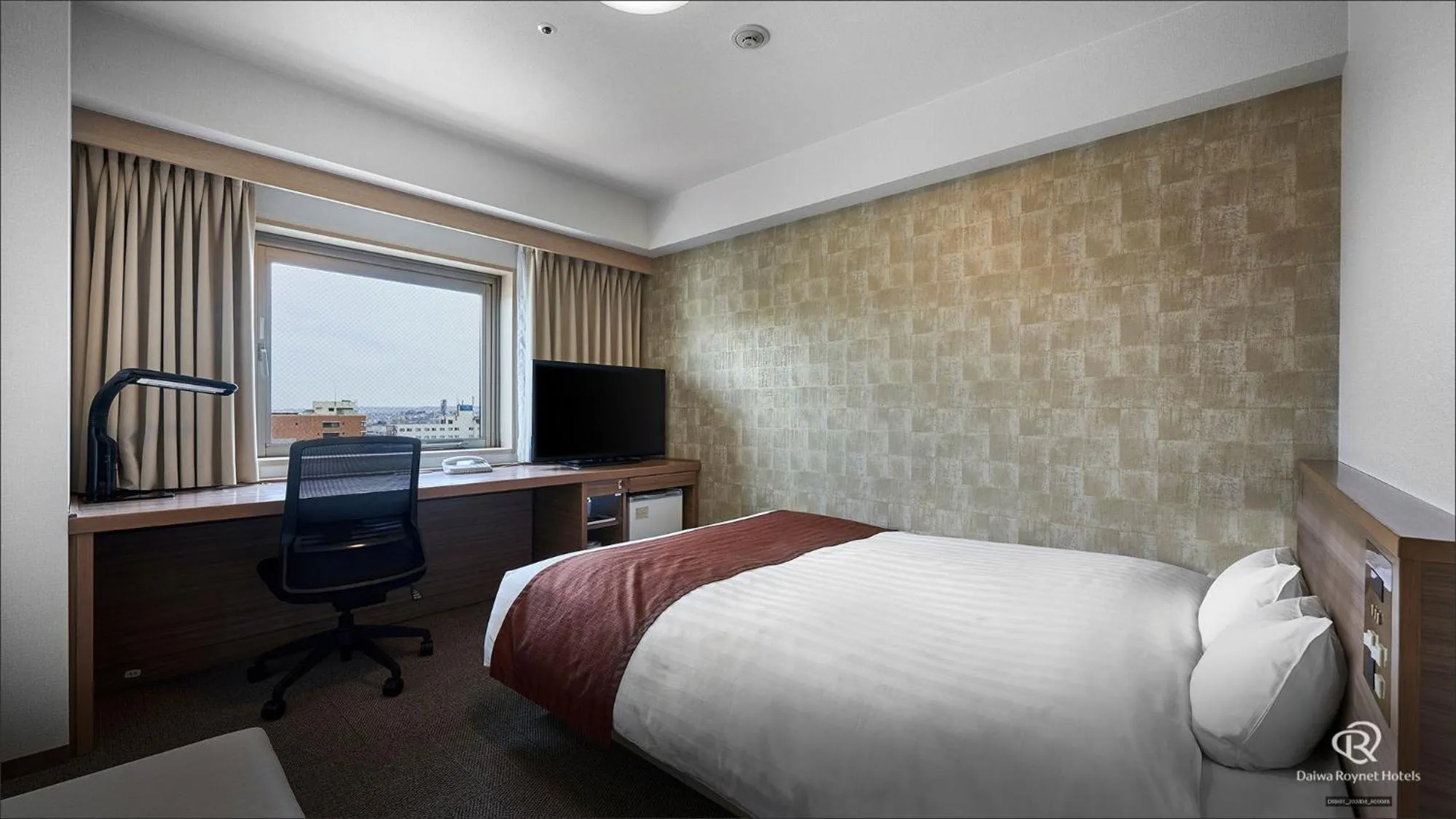 Bed in Daiwa Roynet Hotel Hachinohe