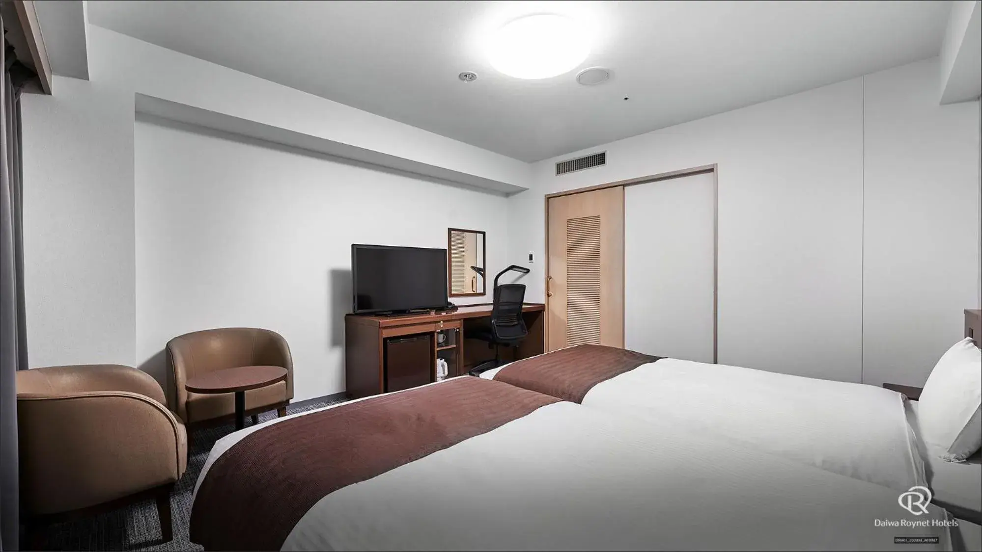 Bed in Daiwa Roynet Hotel Hachinohe Bed in Daiwa Roynet Hotel Hachinohe