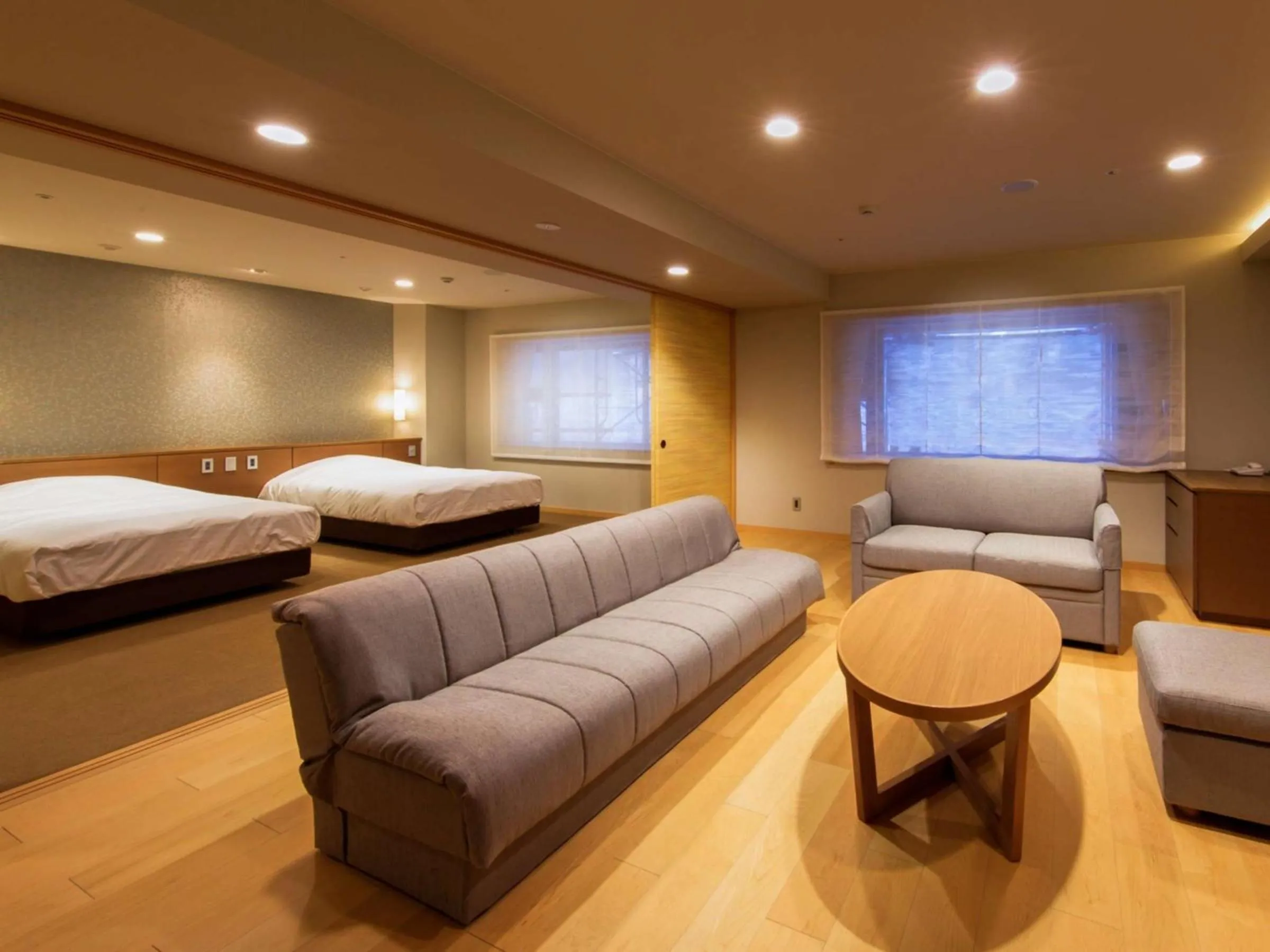 Bed in Kurobe Unazukionsen Yamanoha