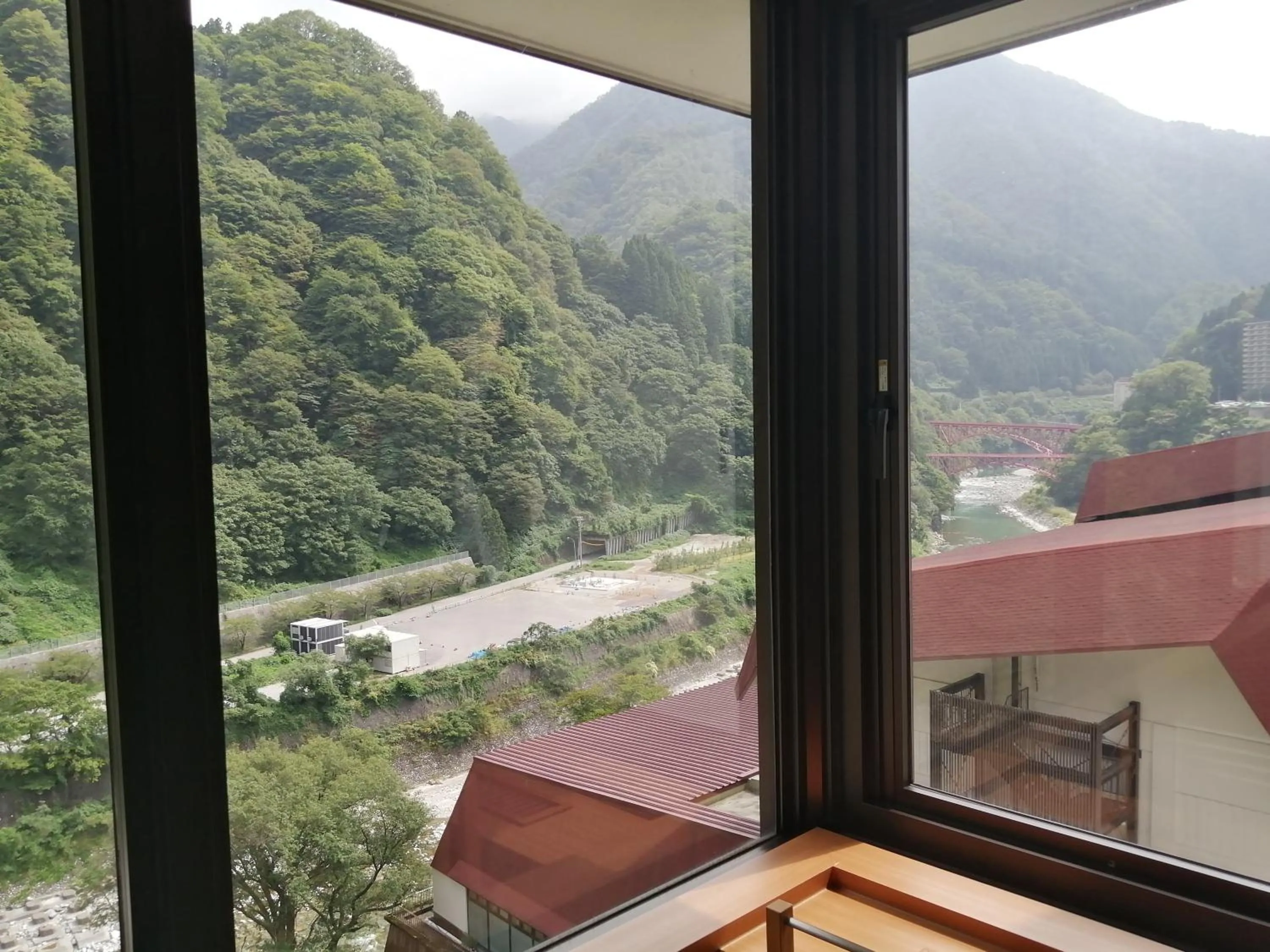 Natural landscape in Kurobe Unazukionsen Yamanoha