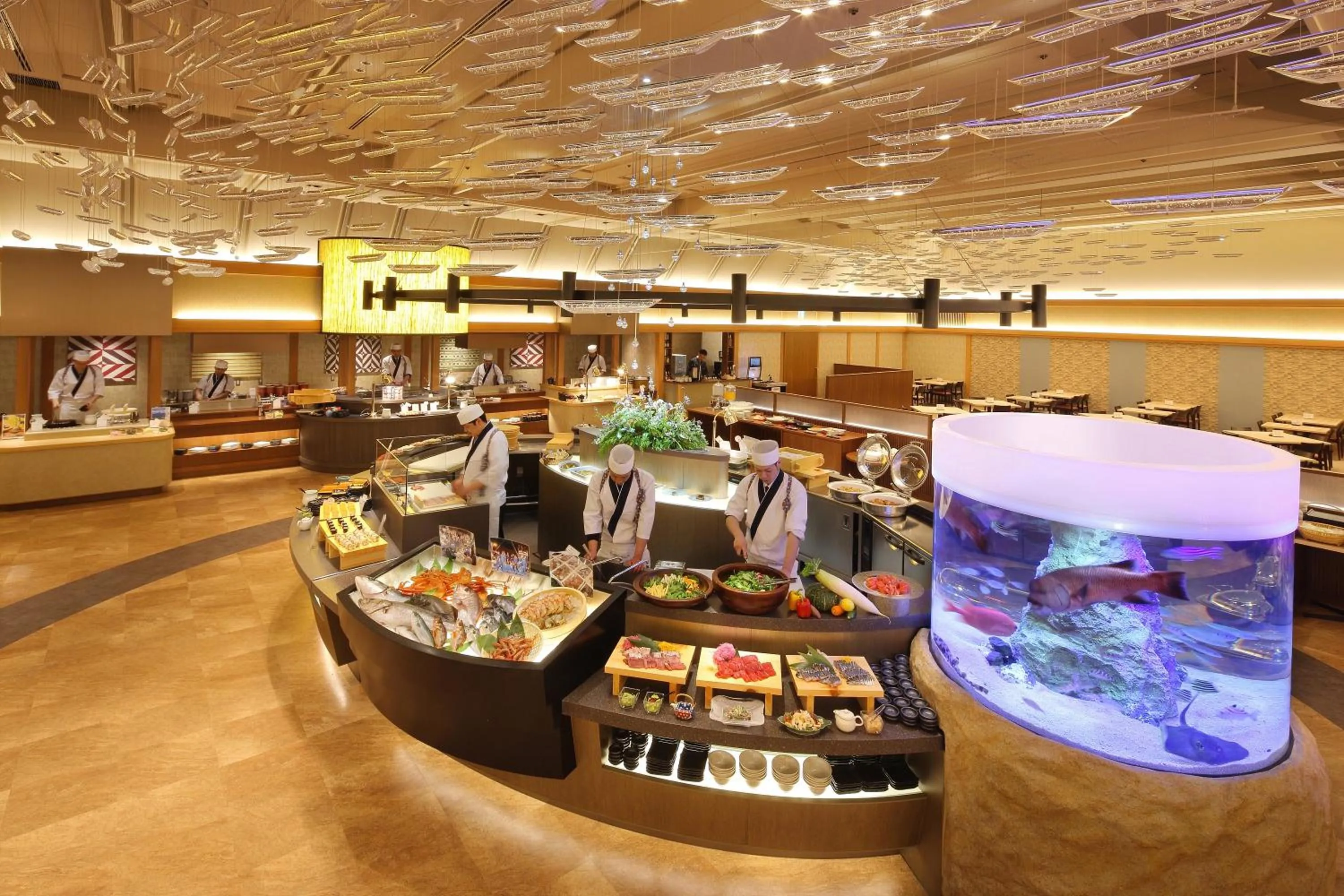 Dinner in Kurobe Unazukionsen Yamanoha