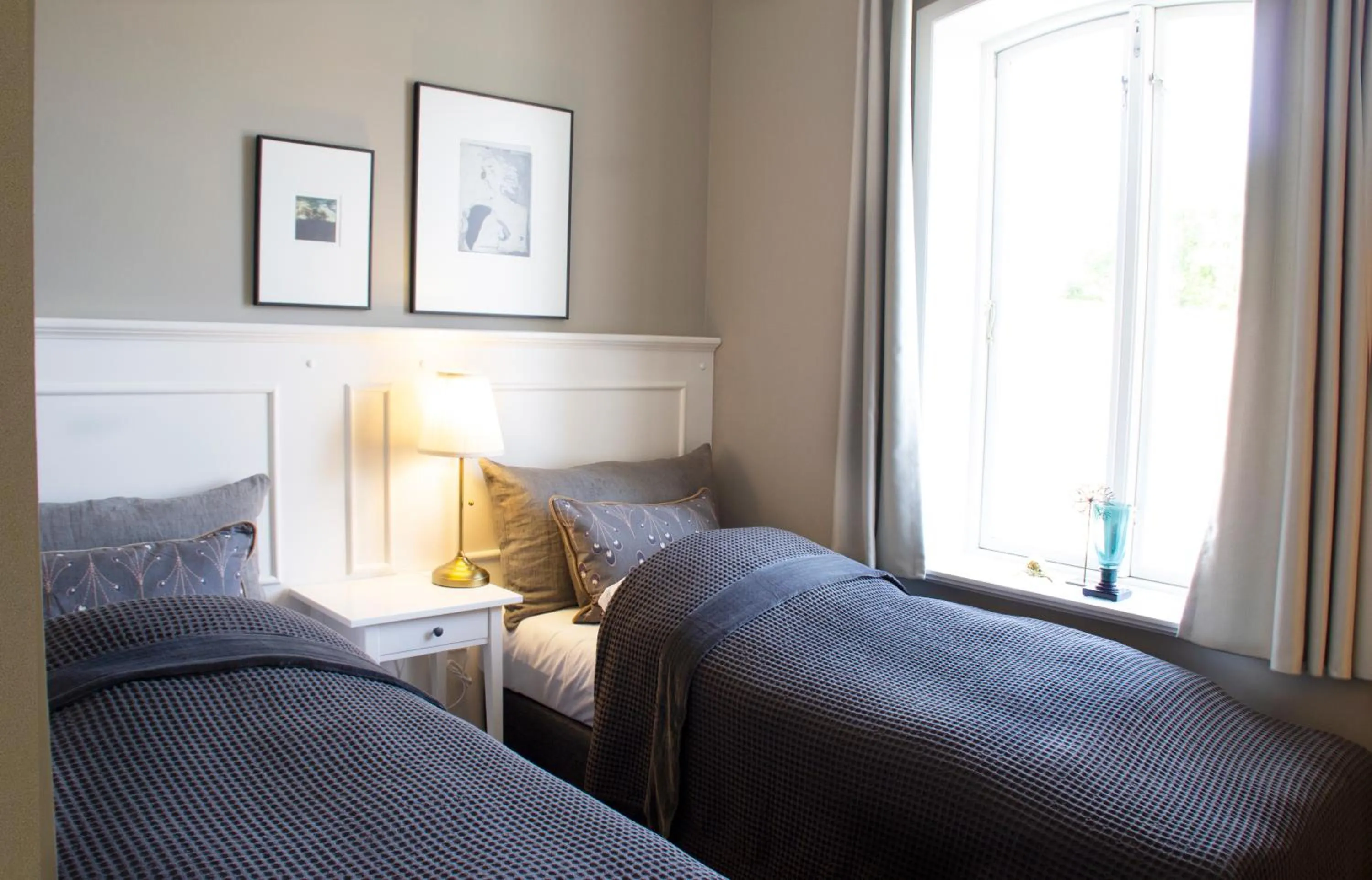 Bed in Hostrups Hotel