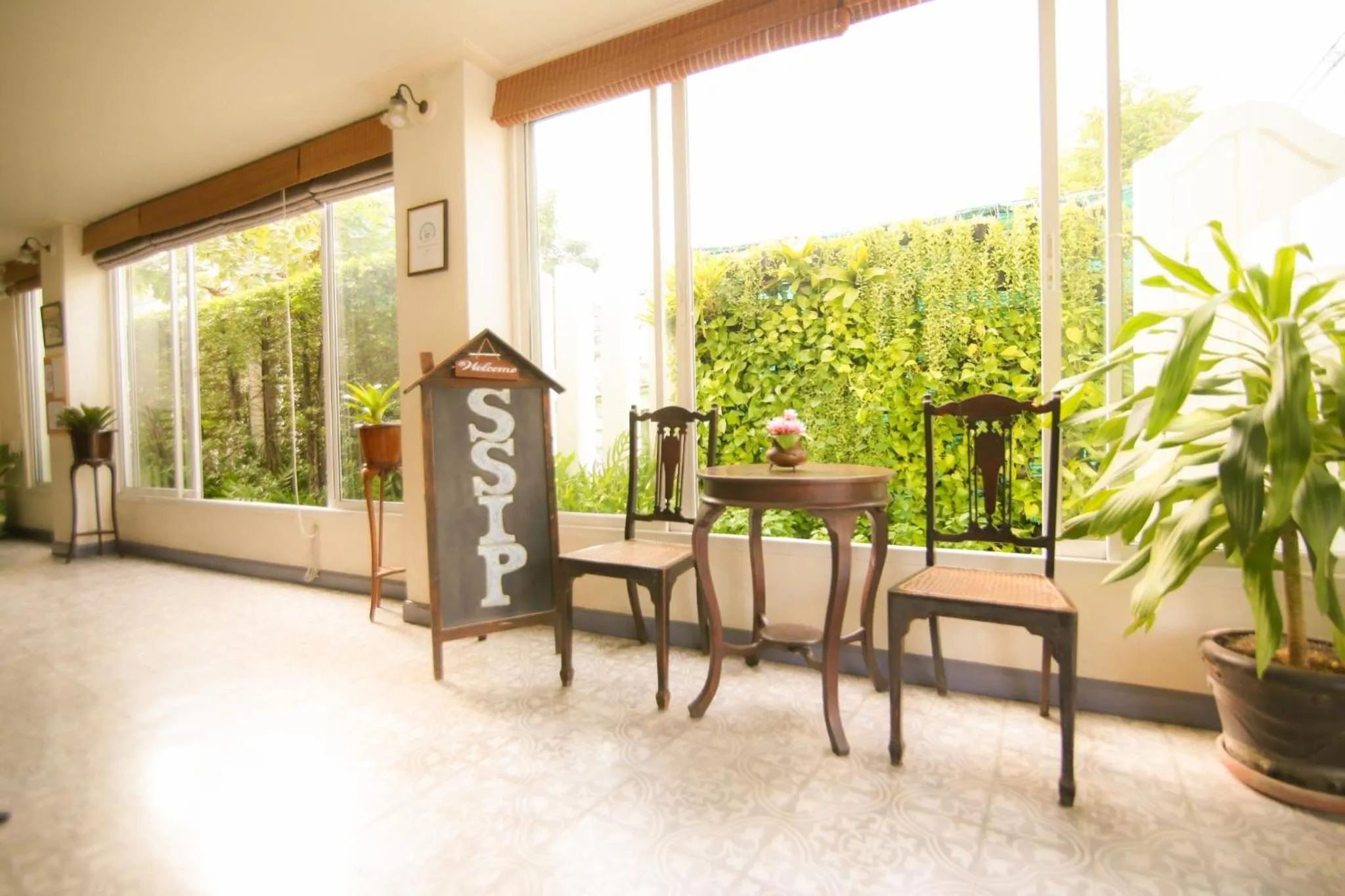 Seating area in SSIP Boutique Dhevej Bangkok