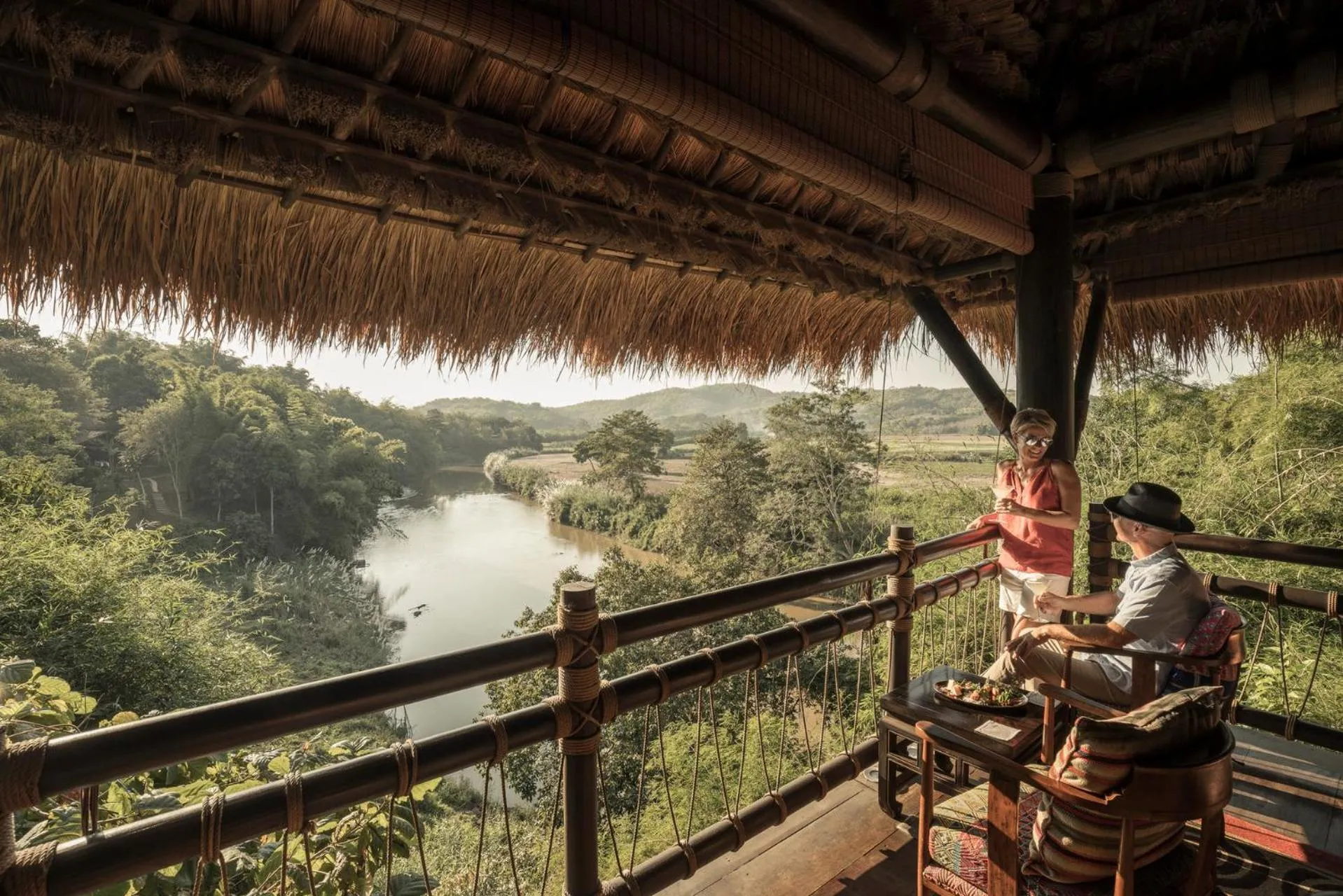 Food and drinks in Four Seasons Tented Camp Golden Triangle