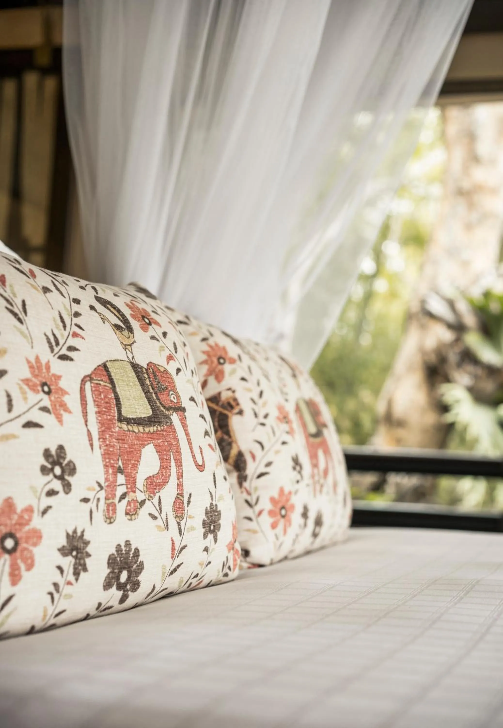 Bed in Four Seasons Tented Camp Golden Triangle