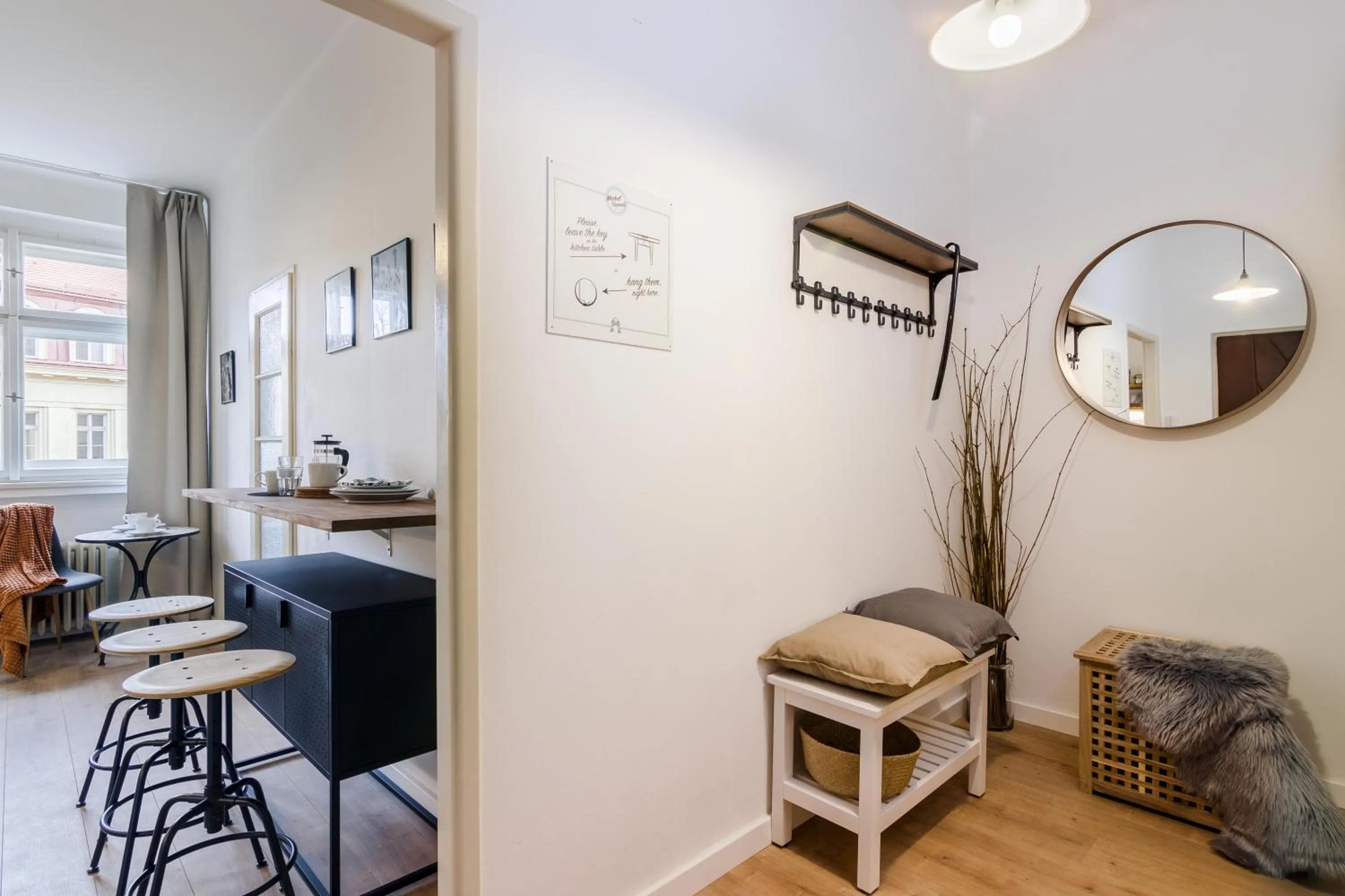 Seating area in APT in Prague Charles Bridge 1km by Michal&Friends