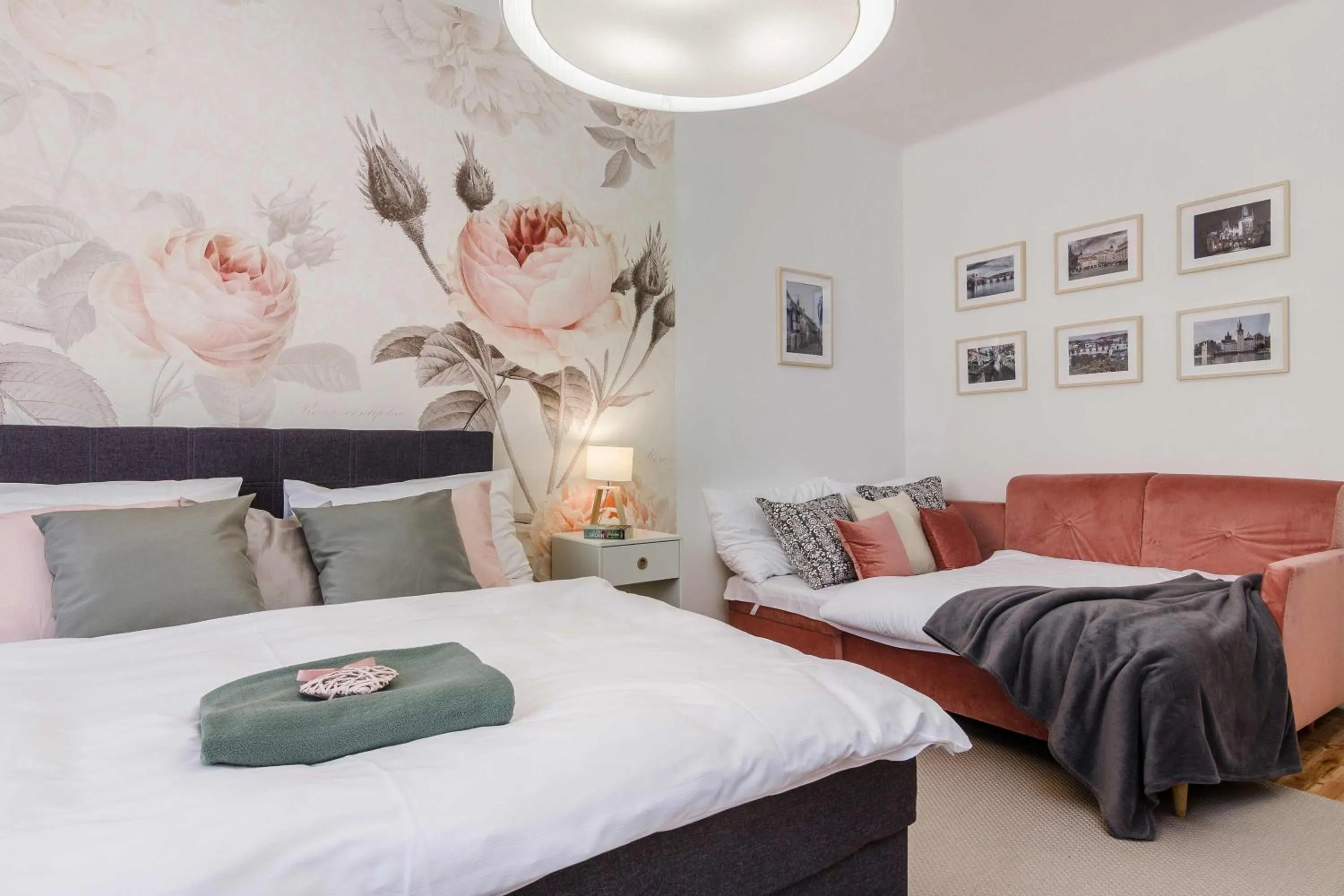 Living room, Bed in APT in Prague Charles Bridge 1km by Michal&Friends