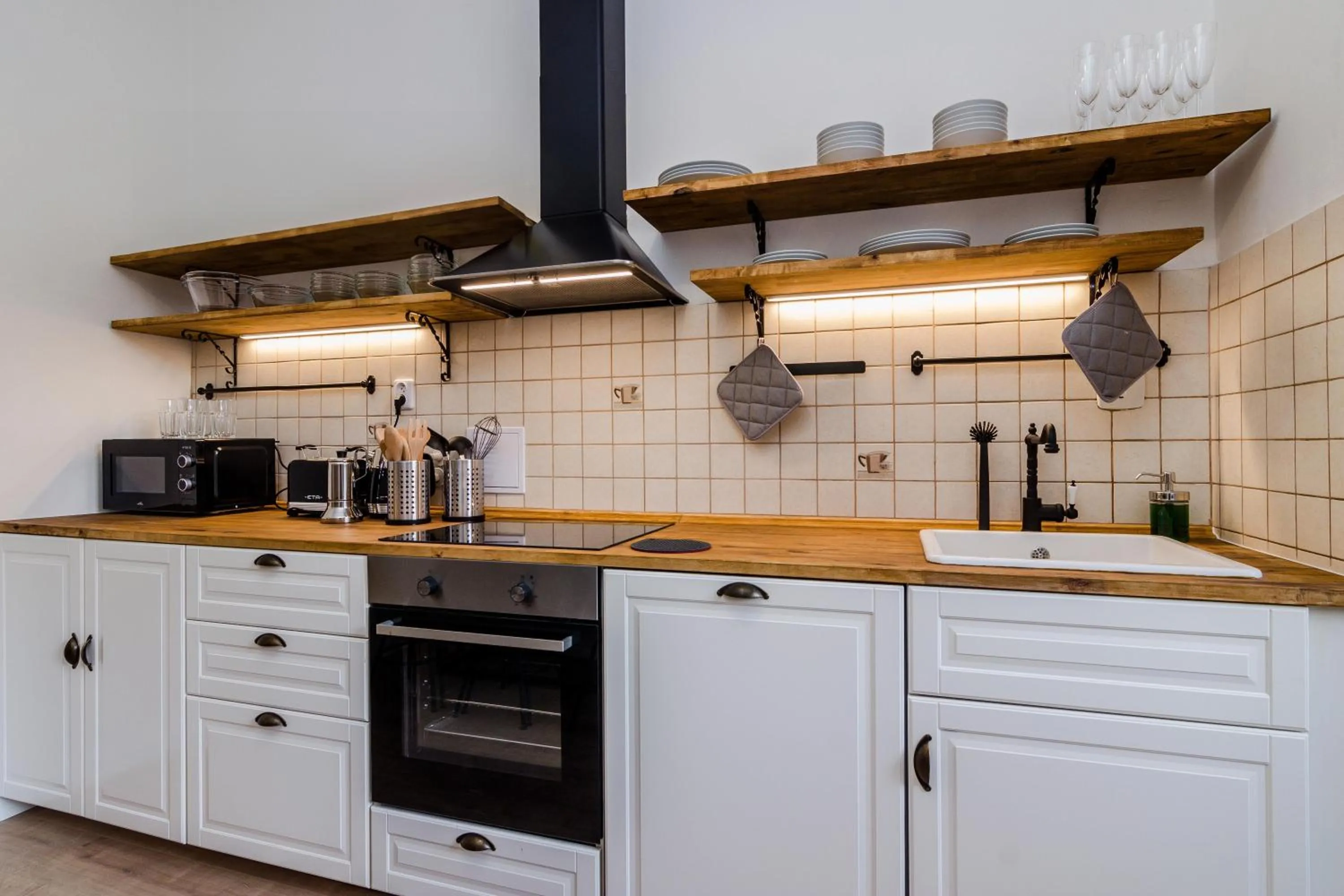 Kitchen or kitchenette in APT in Prague Charles Bridge 1km by Michal&Friends