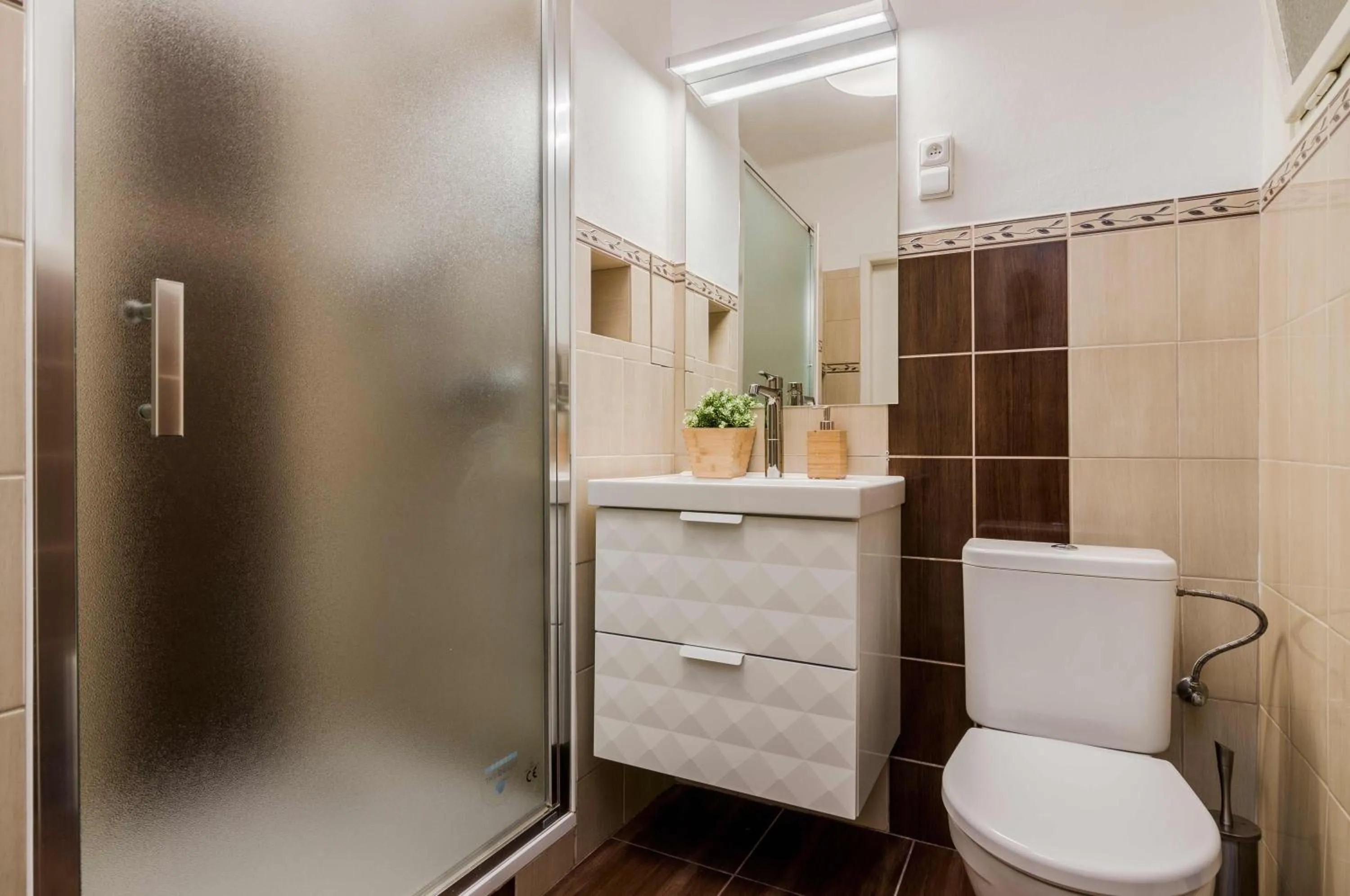 Bathroom in APT in Prague Charles Bridge 1km by Michal&Friends
