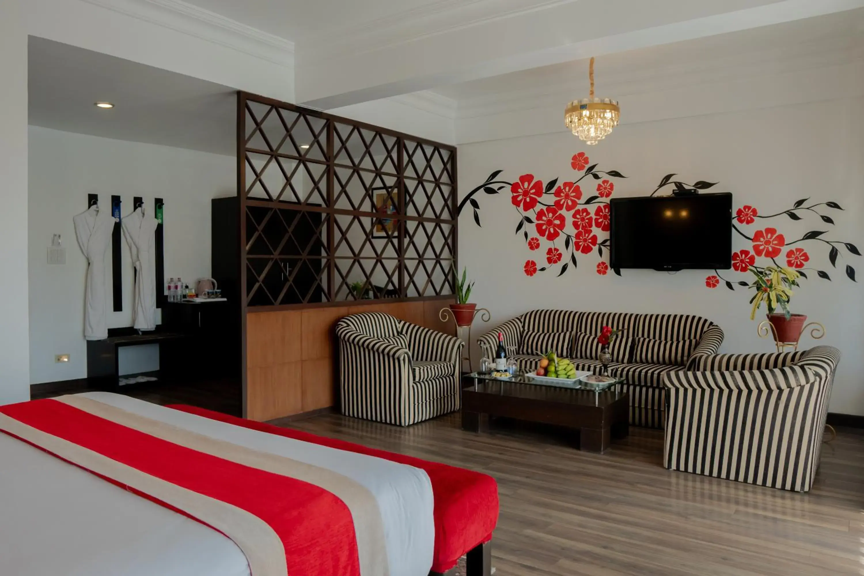 Living room, Bed in Waterfront Resort by KGH Group Living room, Bed in Waterfront Resort by KGH Group