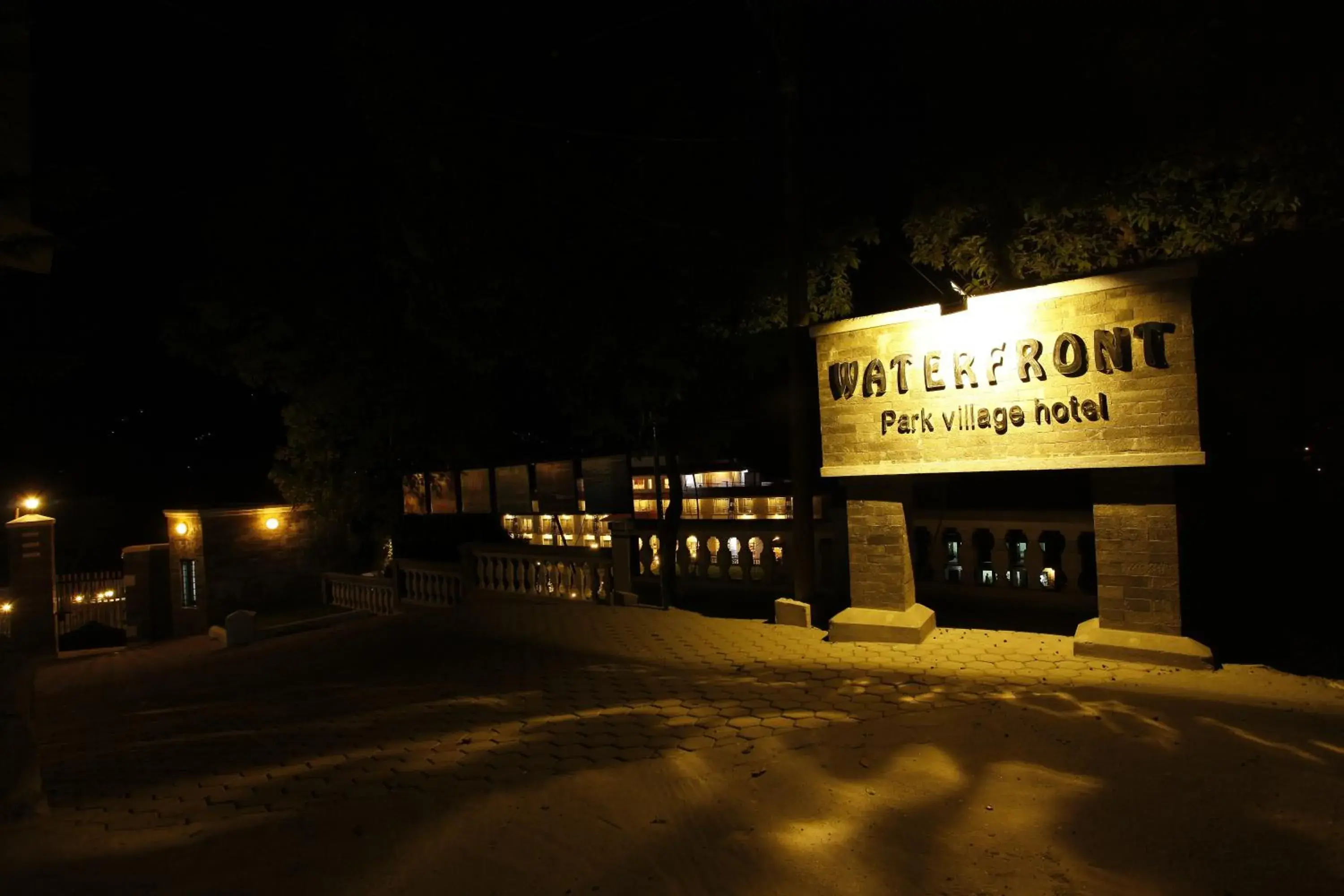 Facade/entrance in Waterfront Resort by KGH Group Facade/entrance in Waterfront Resort by KGH Group