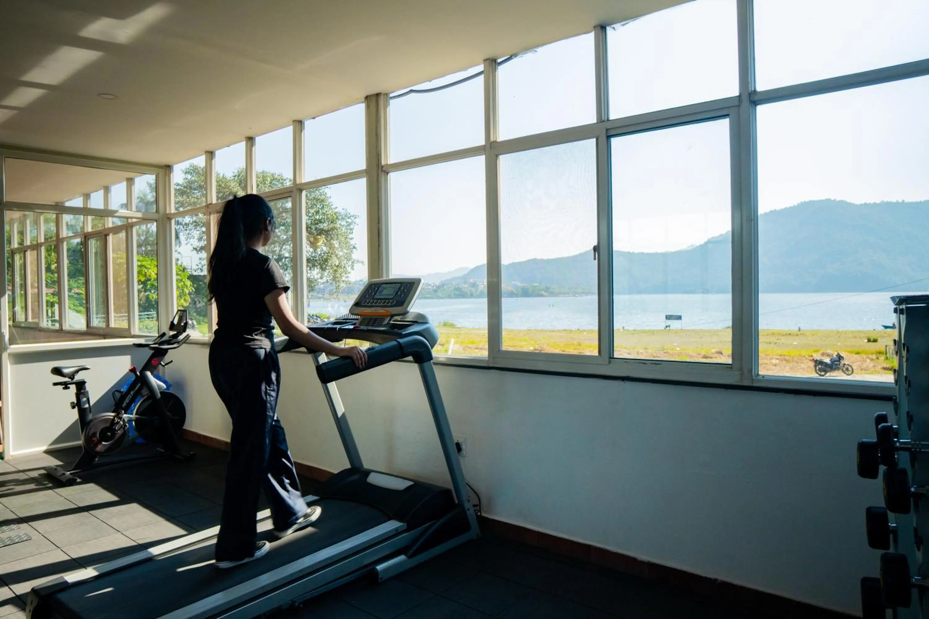Fitness centre/facilities in Waterfront Resort by KGH Group