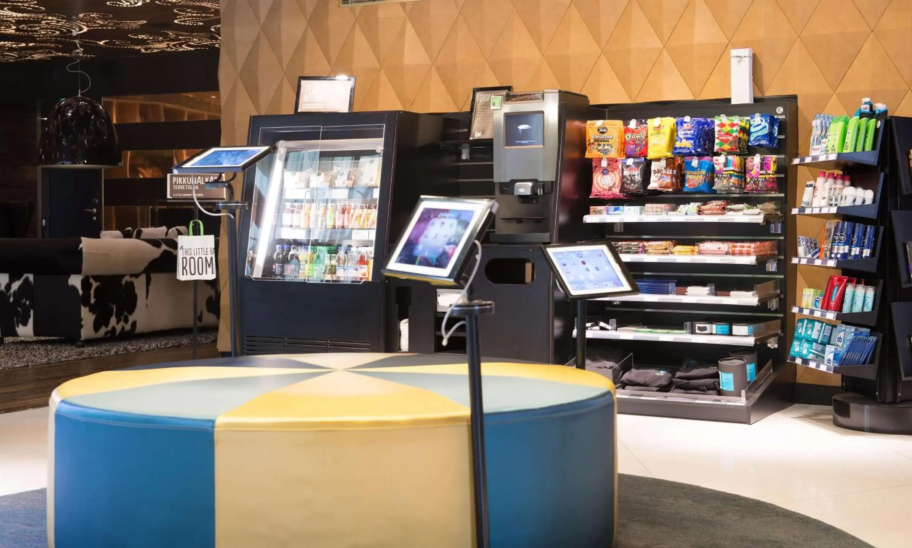 Lobby or reception in Scandic Paasi Lobby or reception in Scandic Paasi