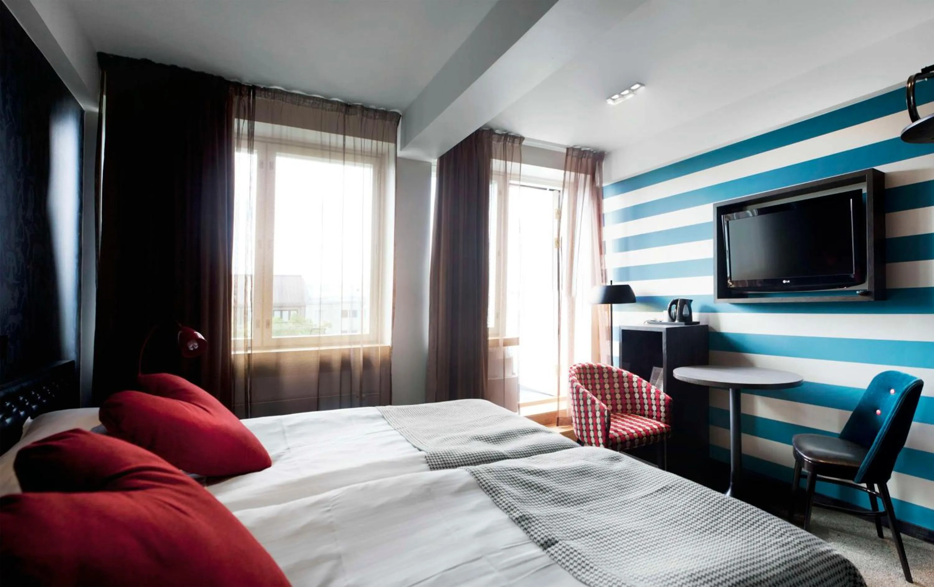 Bedroom, Bed in Scandic Paasi