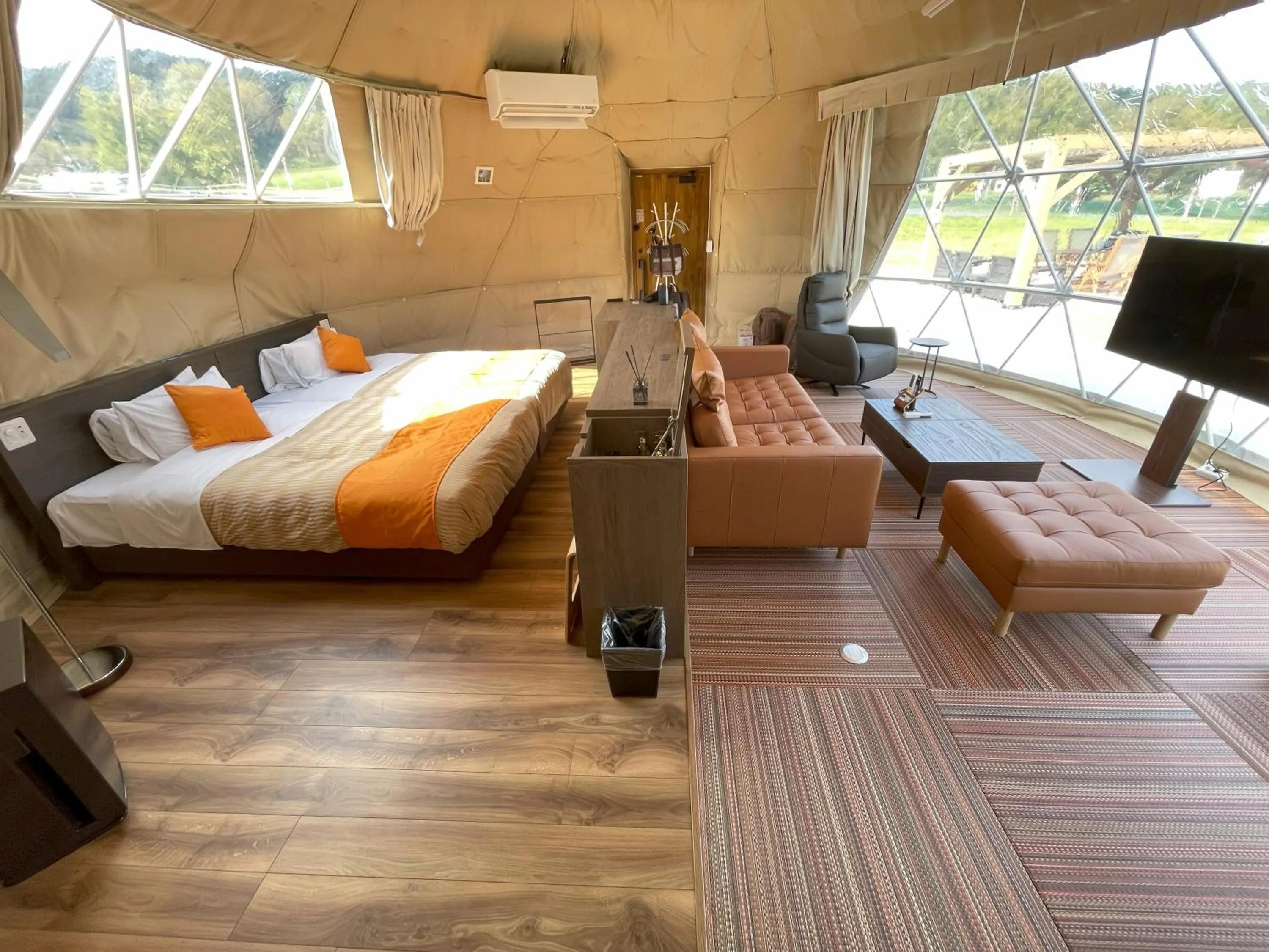 Bed in LiVEMAX RESORT Hakodate Greenpia Onuma