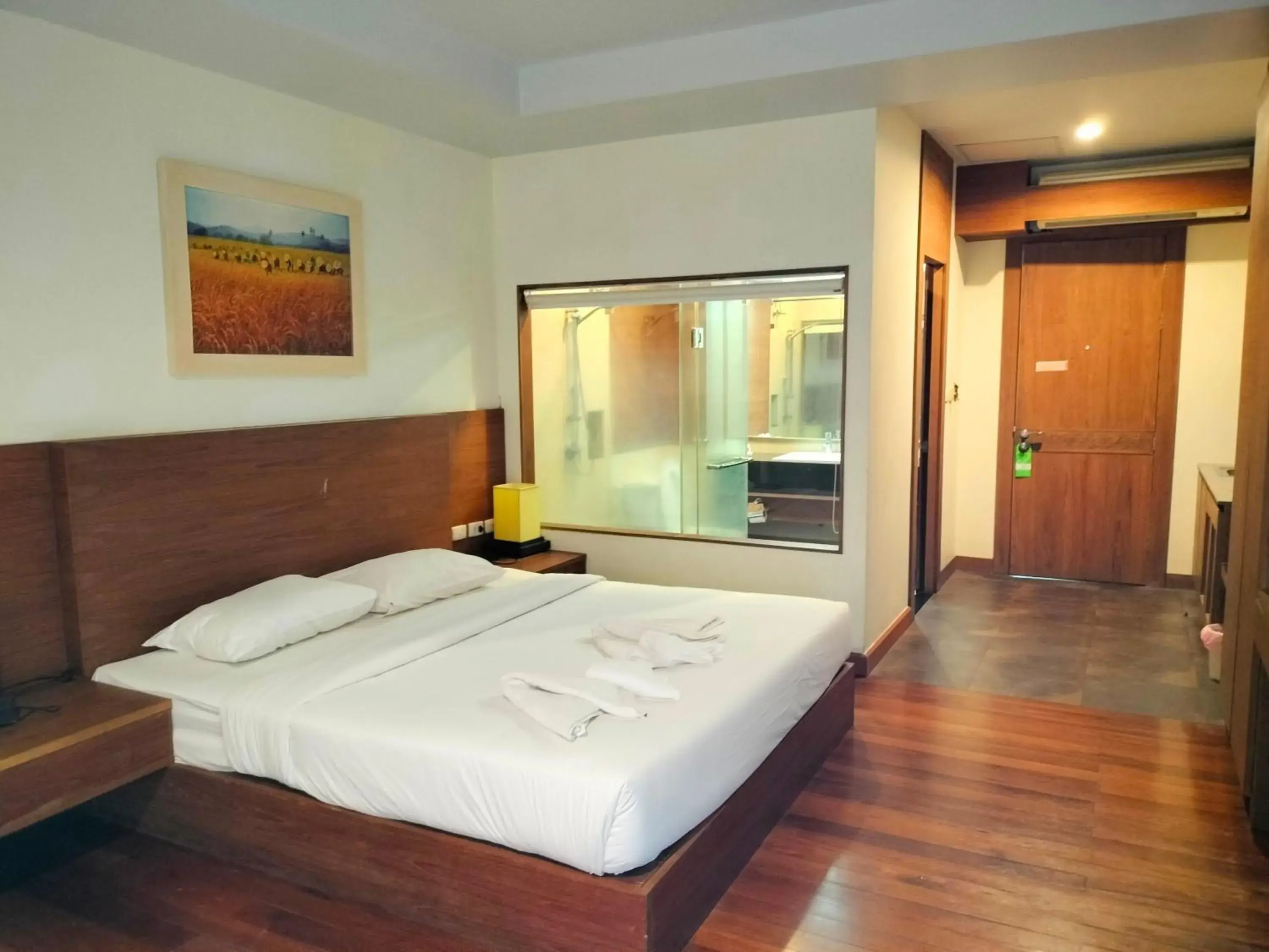 Bed in Baan Saikao Plaza Hotel & Service Apartment Bed in Baan Saikao Plaza Hotel & Service Apartment