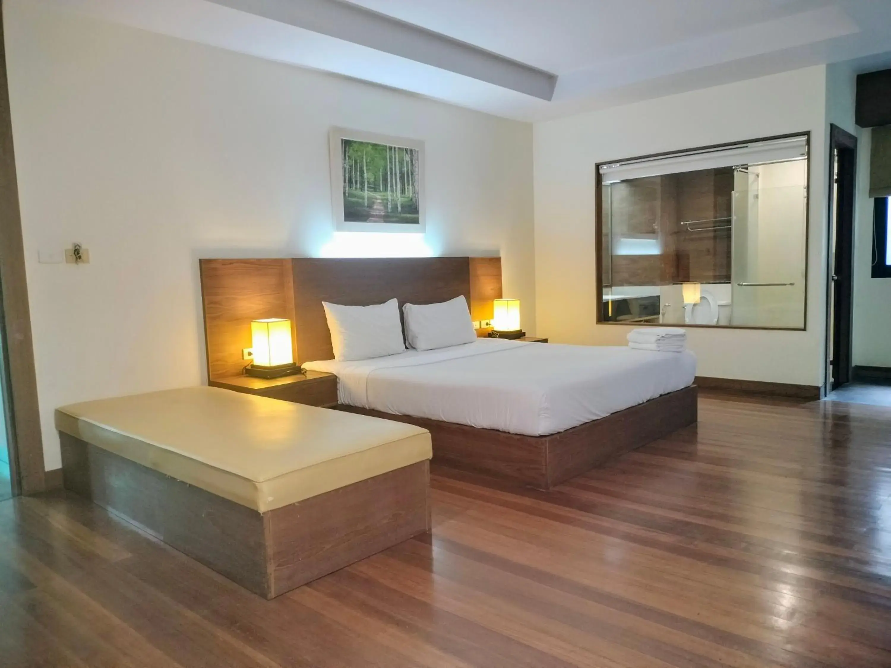 Property building, Bed in Baan Saikao Plaza Hotel & Service Apartment Property building, Bed in Baan Saikao Plaza Hotel & Service Apartment