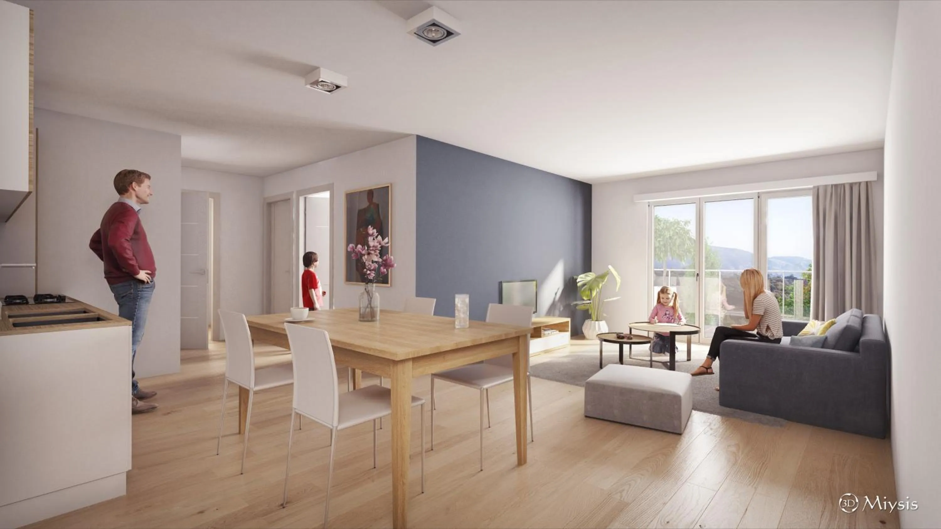 Living room in Residence Azureva Roquebrune Cap Martin