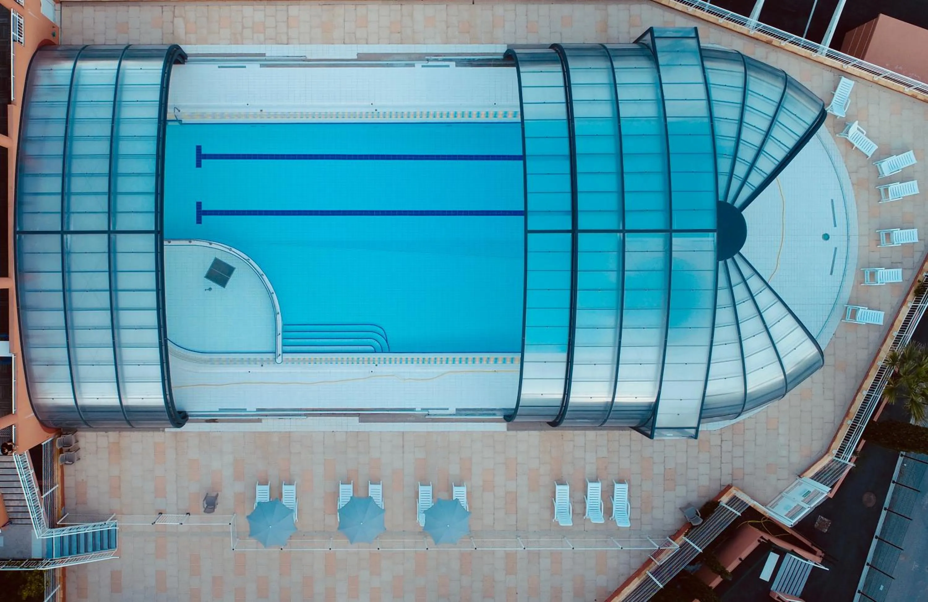 Pool View in Residence Azureva Roquebrune Cap Martin