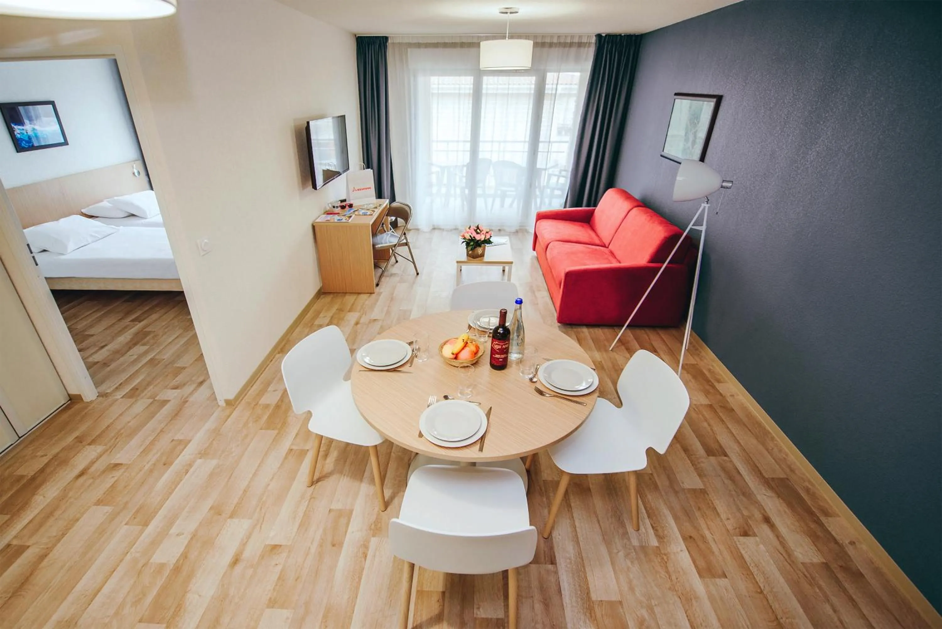 TV and multimedia, Bed in Residence Azureva Roquebrune Cap Martin