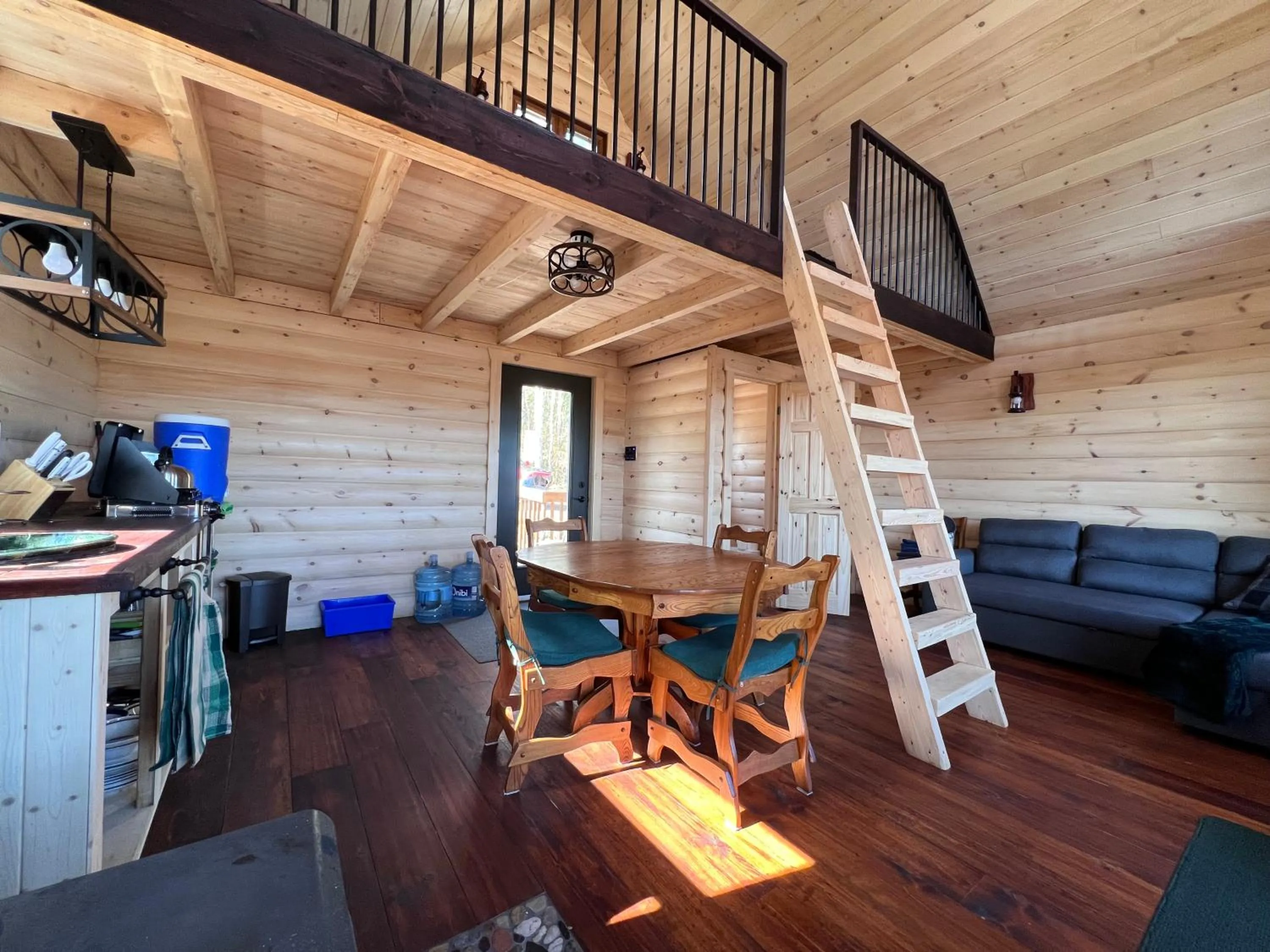 Seating area in Les Racines du p'tit Isidore