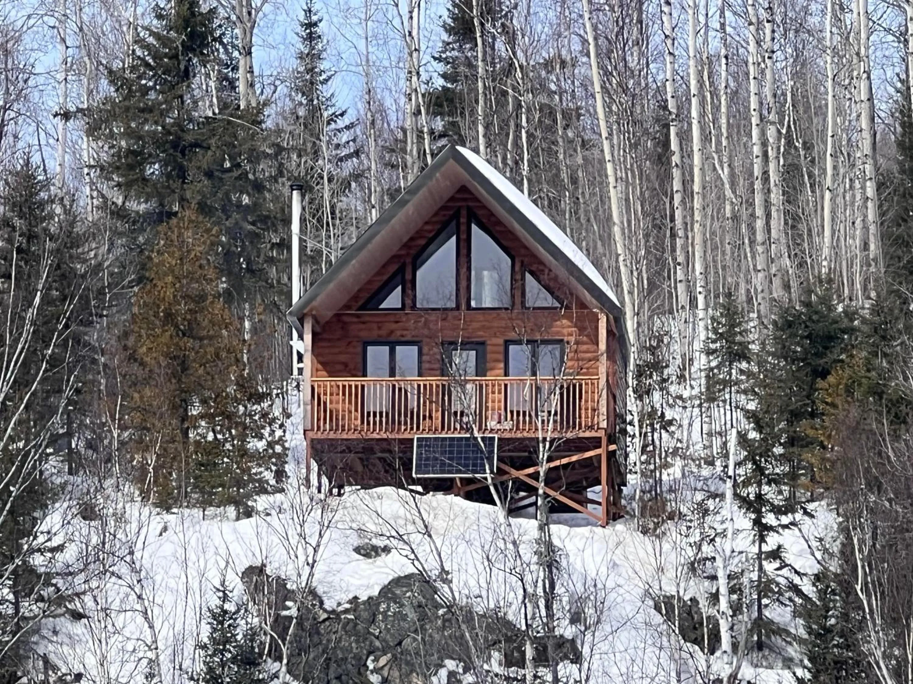 Winter in Les Racines du p'tit Isidore