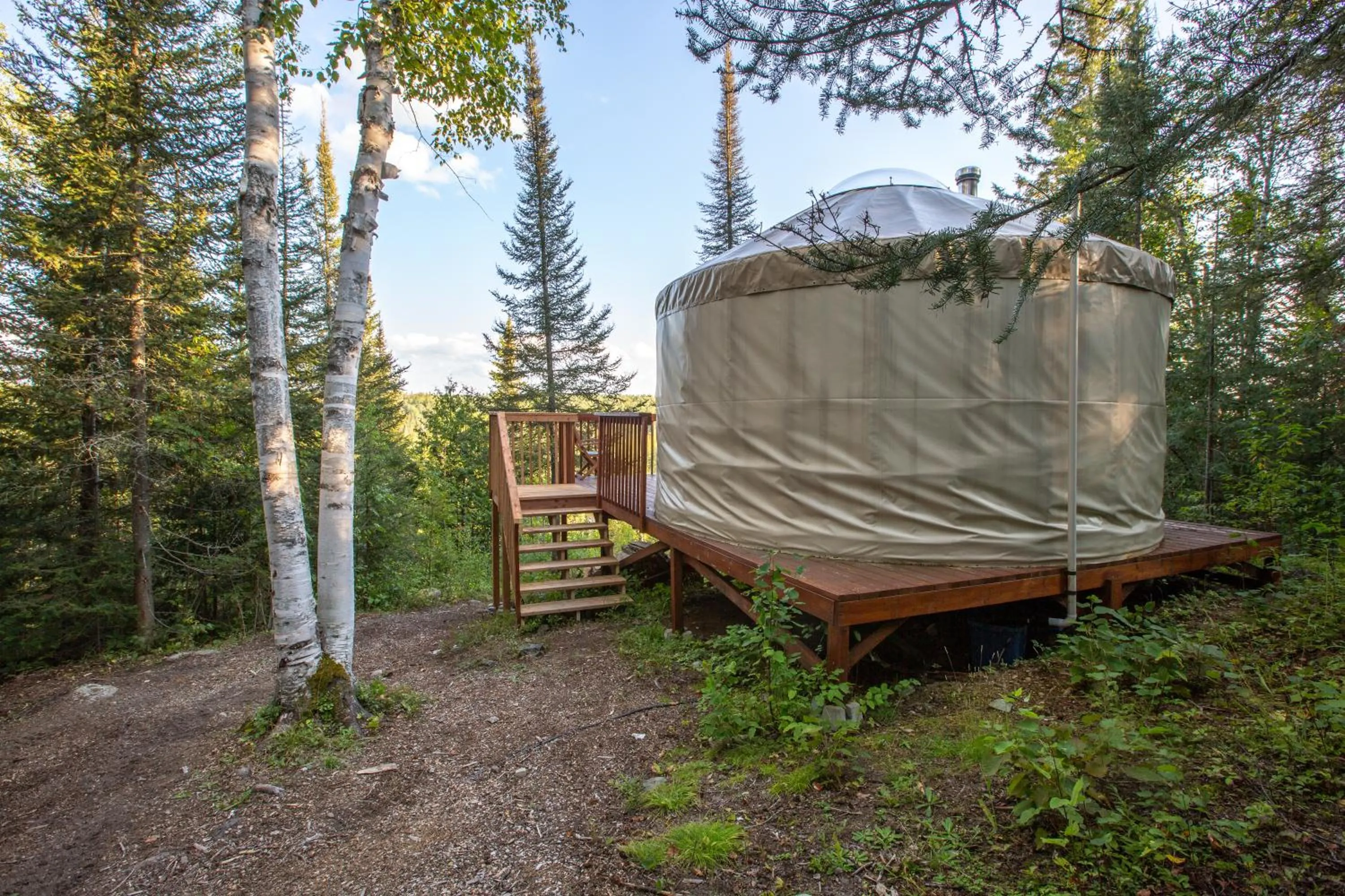 Natural landscape in Les Racines du p'tit Isidore