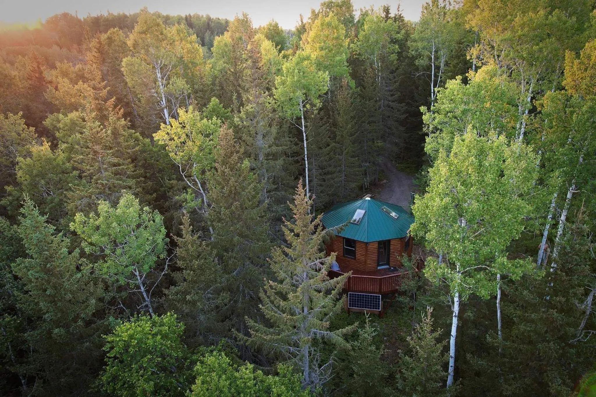 Garden view in Les Racines du p'tit Isidore