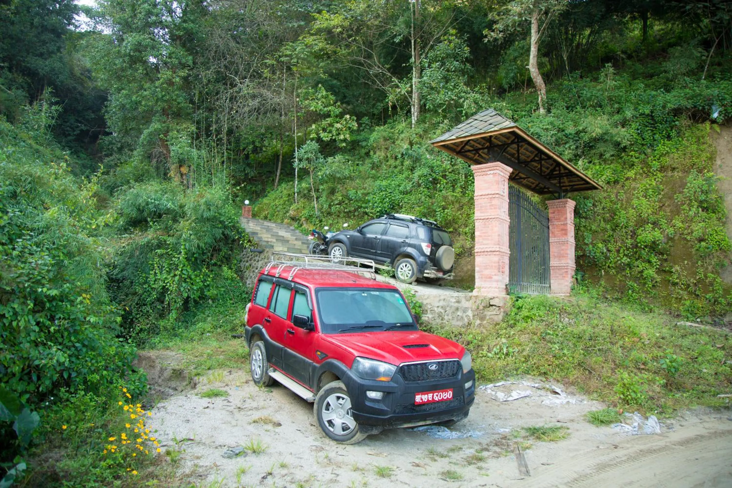 Facade/entrance in The Lapsi Tree