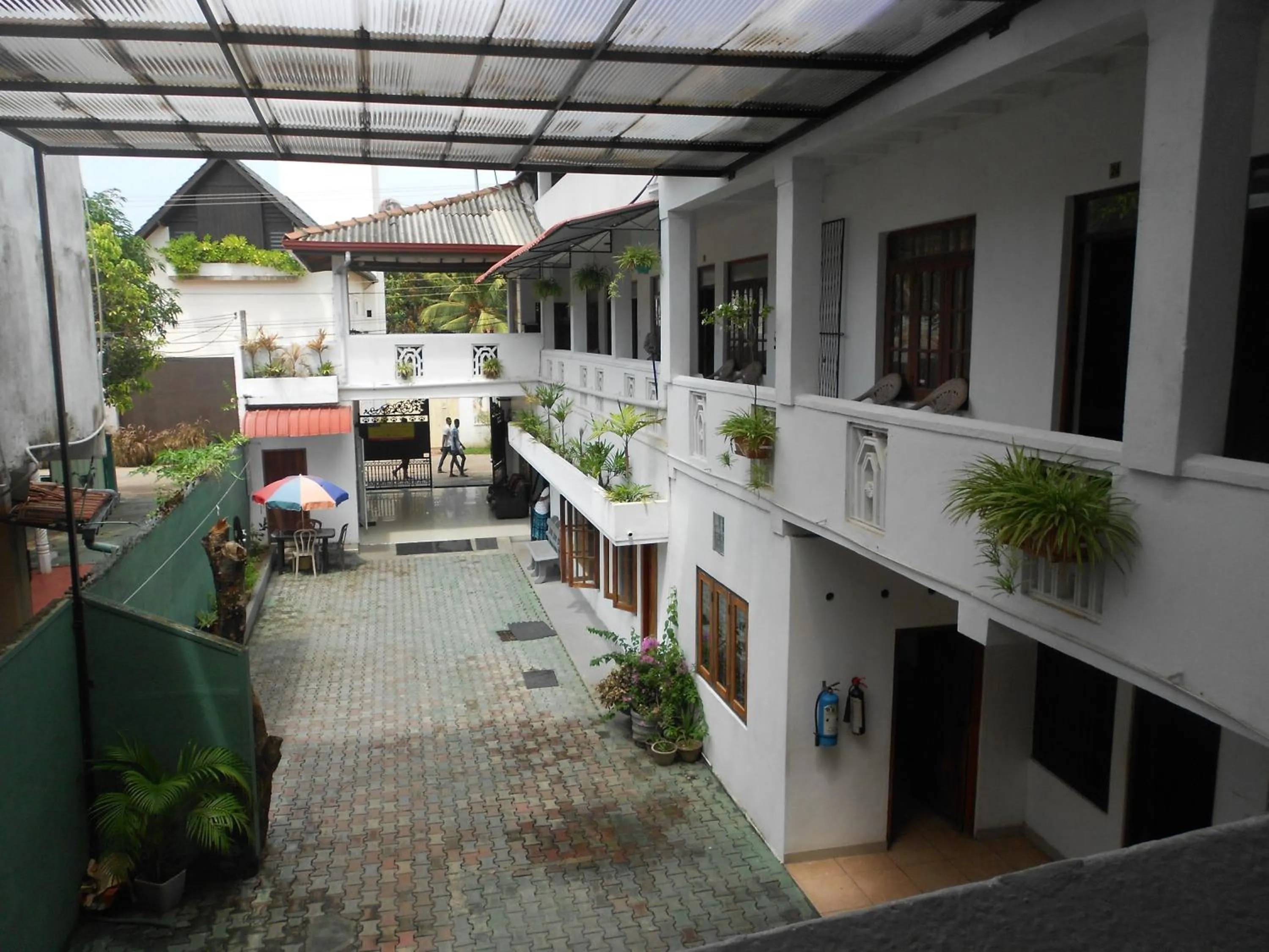 Garden in Shanith Guesthouse Negombo , beach road