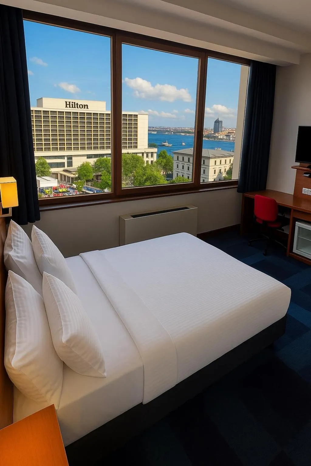 Bed in Taxim Express Bosphorus Hotel