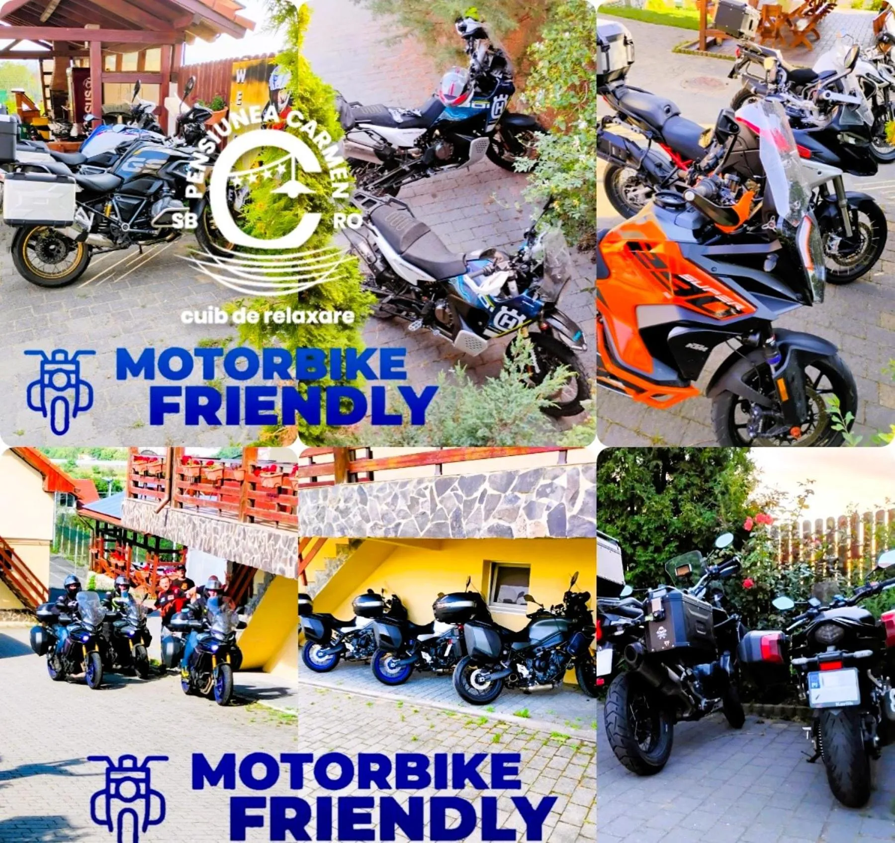 Patio in Pensiunea Carmen - Bikers Friendly Nest