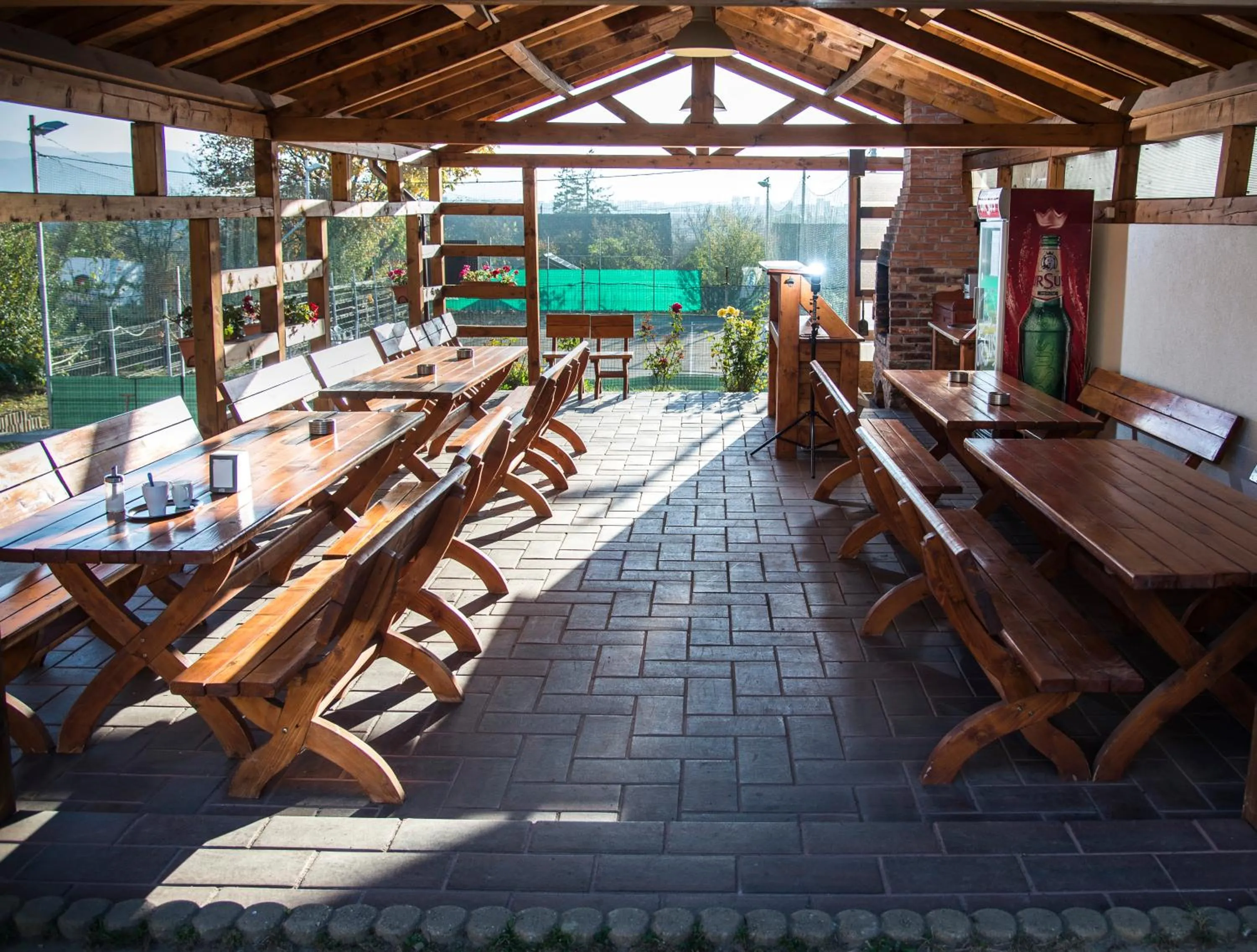 Patio in Pensiunea Carmen - Bikers Friendly Nest