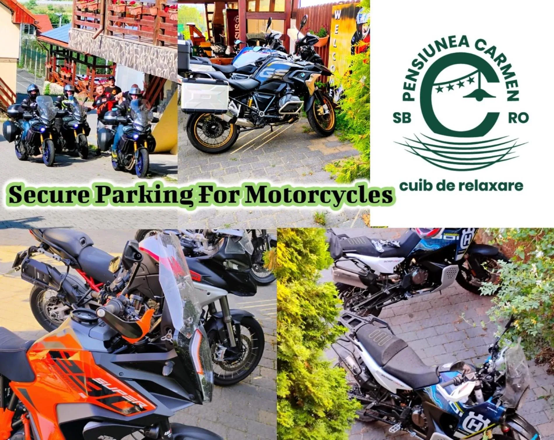 People in Pensiunea Carmen - Bikers Friendly Nest