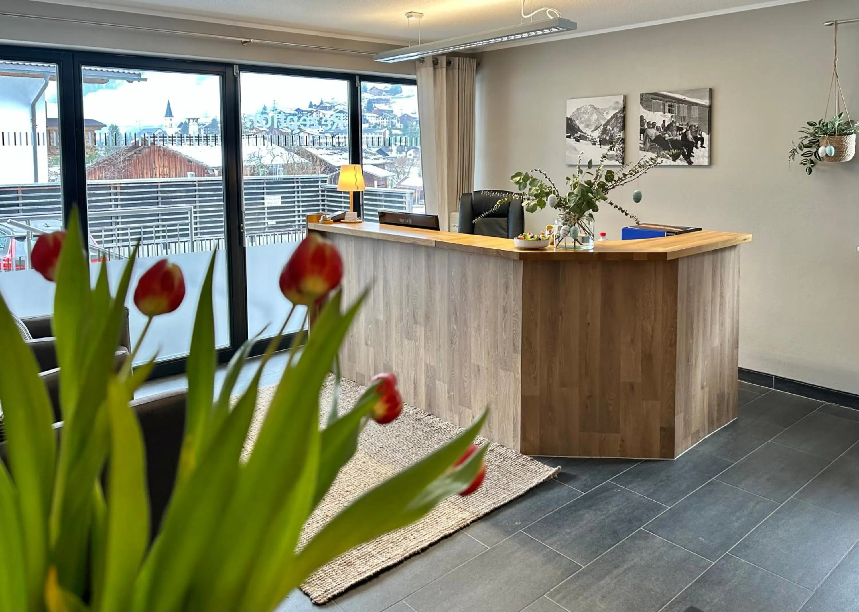 Lobby or reception in Appart Laijola