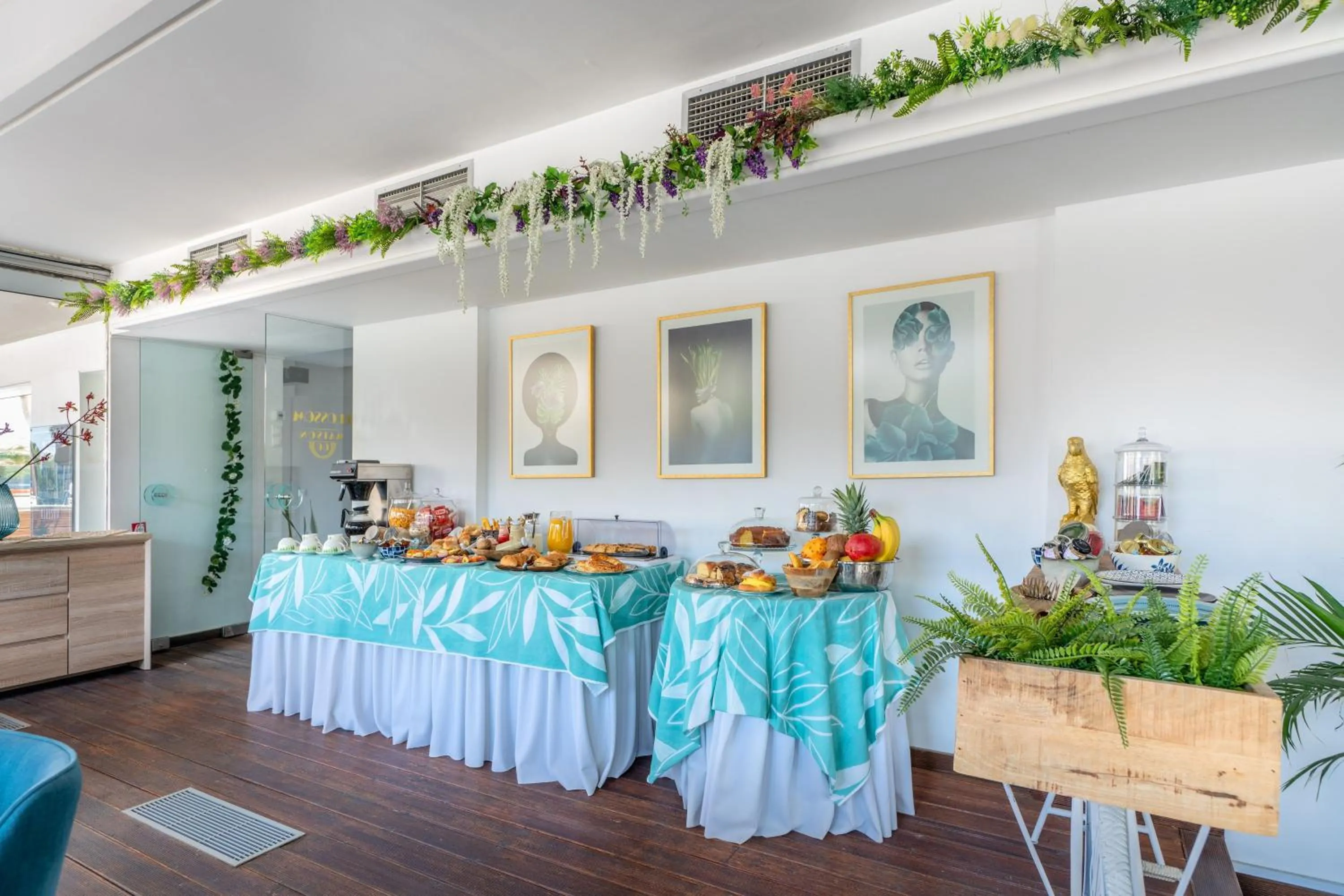 Buffet breakfast in Maison 66, Riviera Hotels