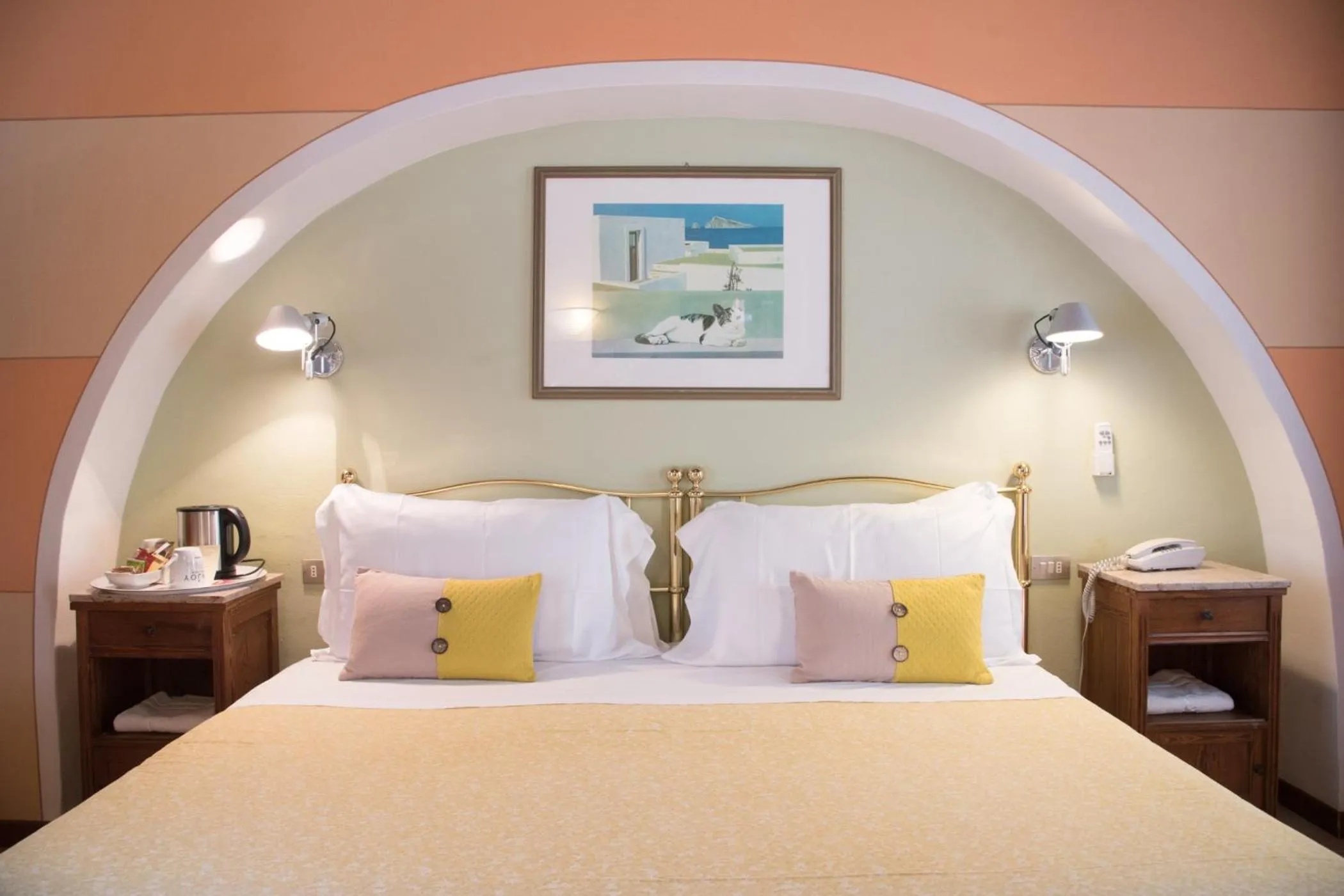 Bedroom, Bed in Hotel Antica Stallera