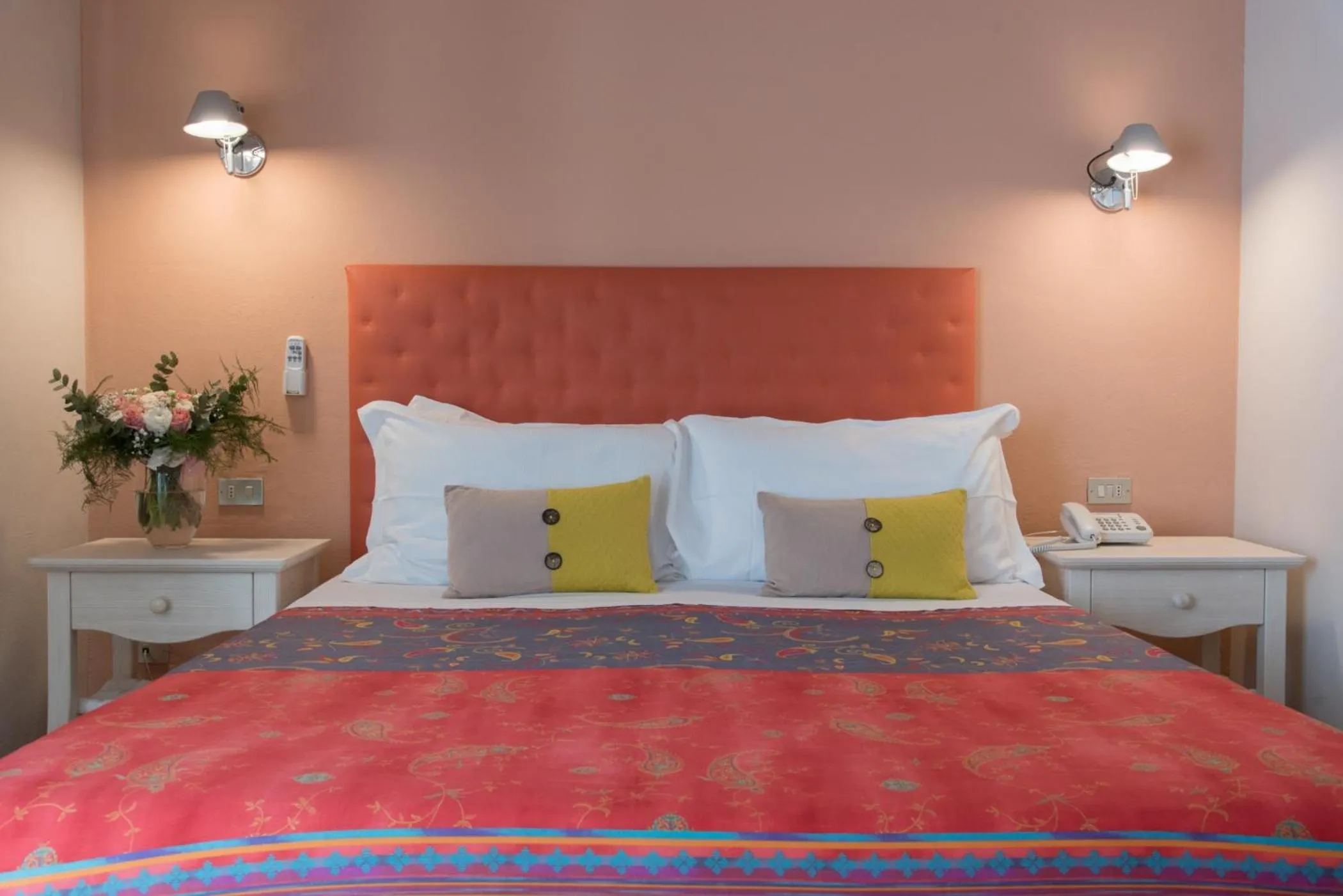 Bed in Hotel Antica Stallera