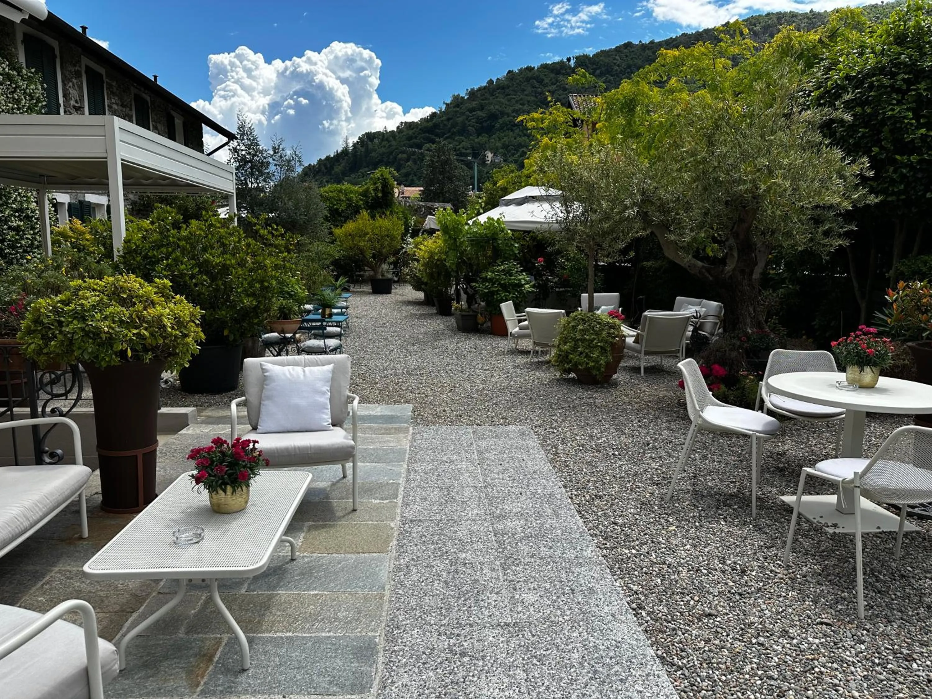 Garden in Hotel Antica Stallera
