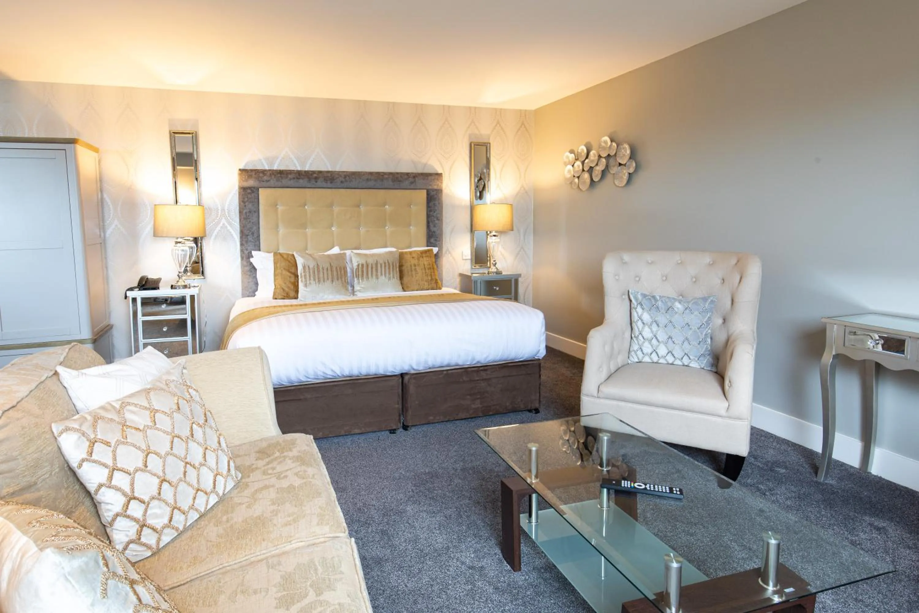 Photo of the whole room, Bed in Ocean Sands Hotel & Spa