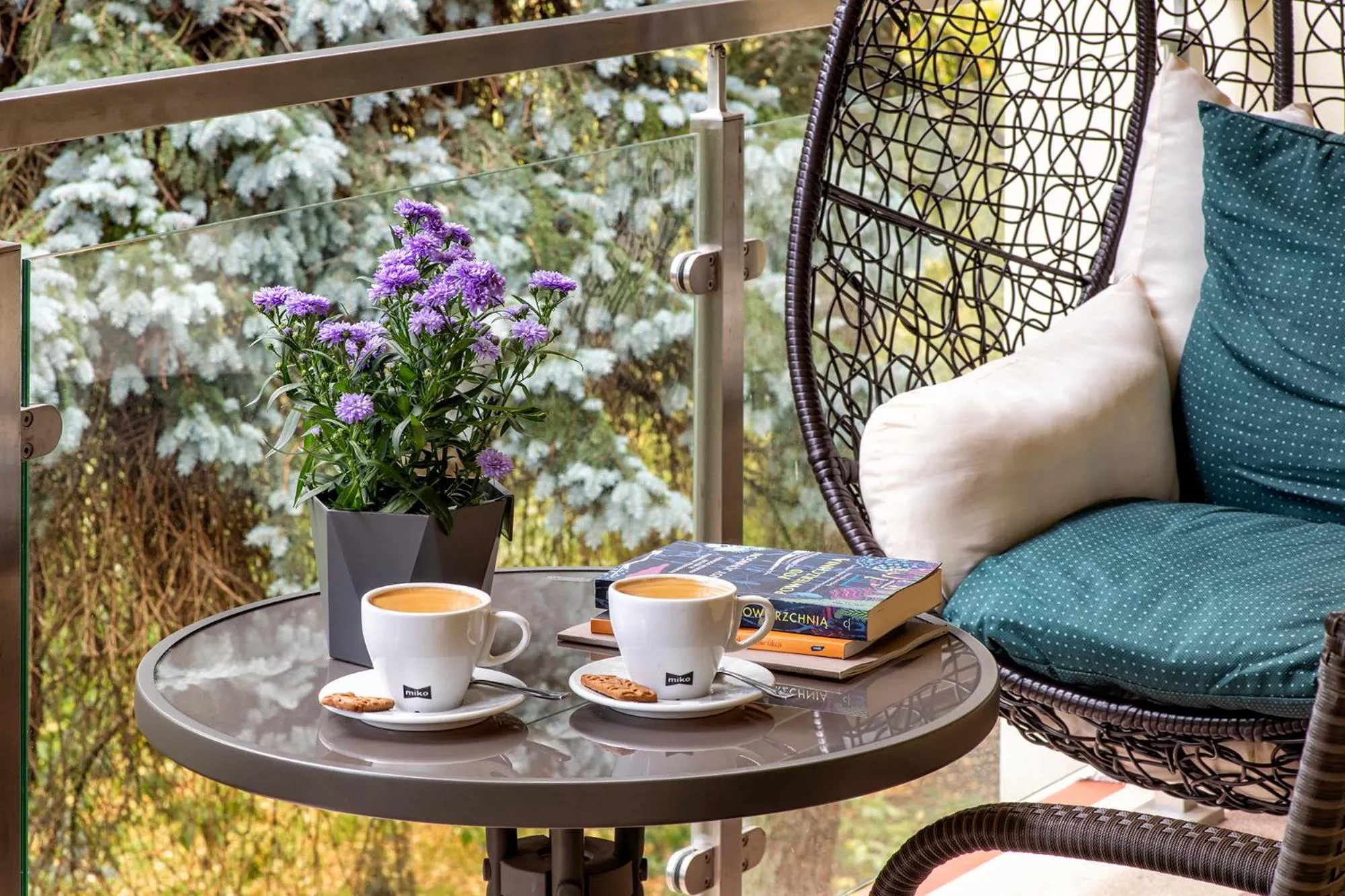 Balcony/Terrace in Akacja Medical Resort
