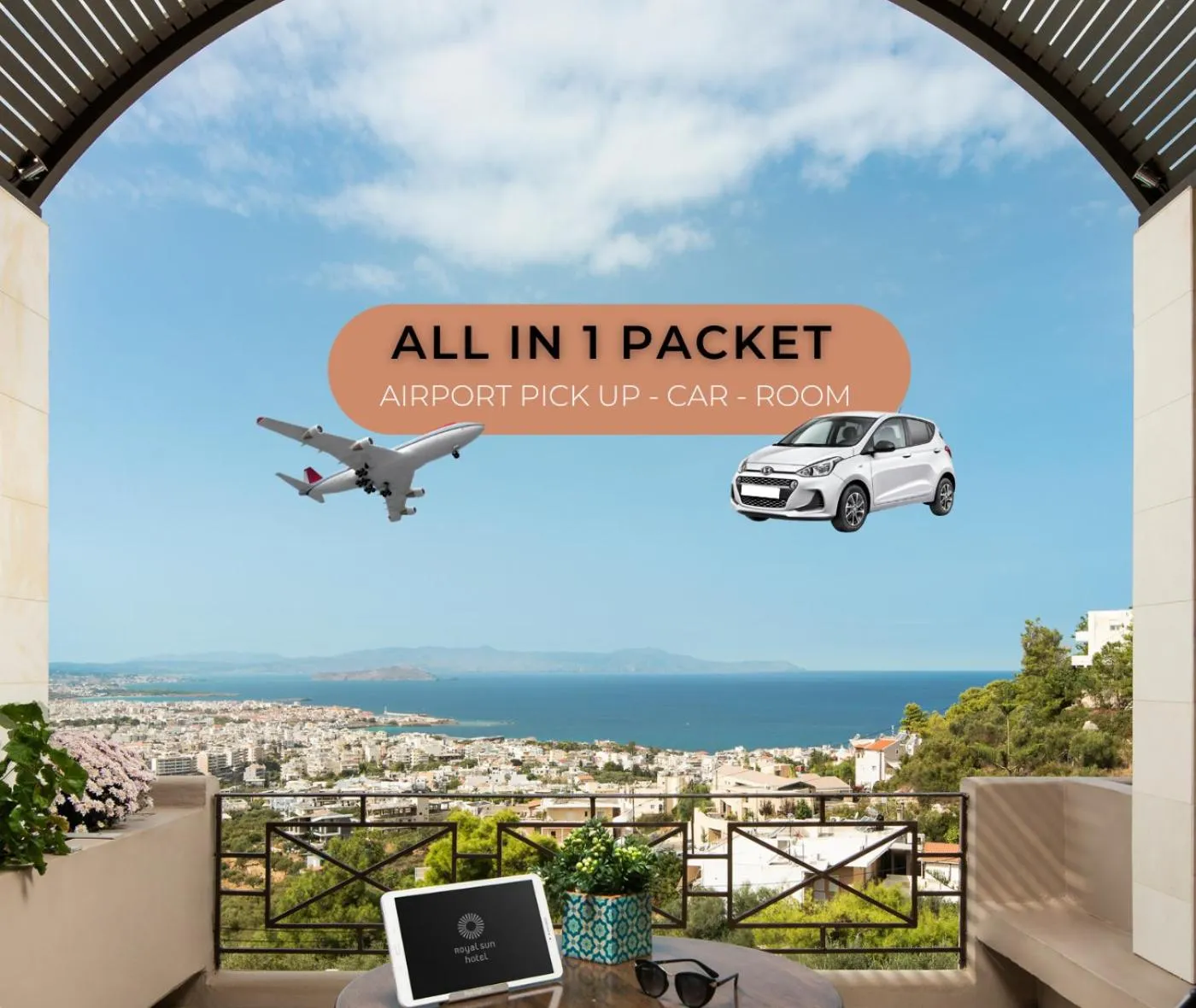 Text overlay in Royal Sun