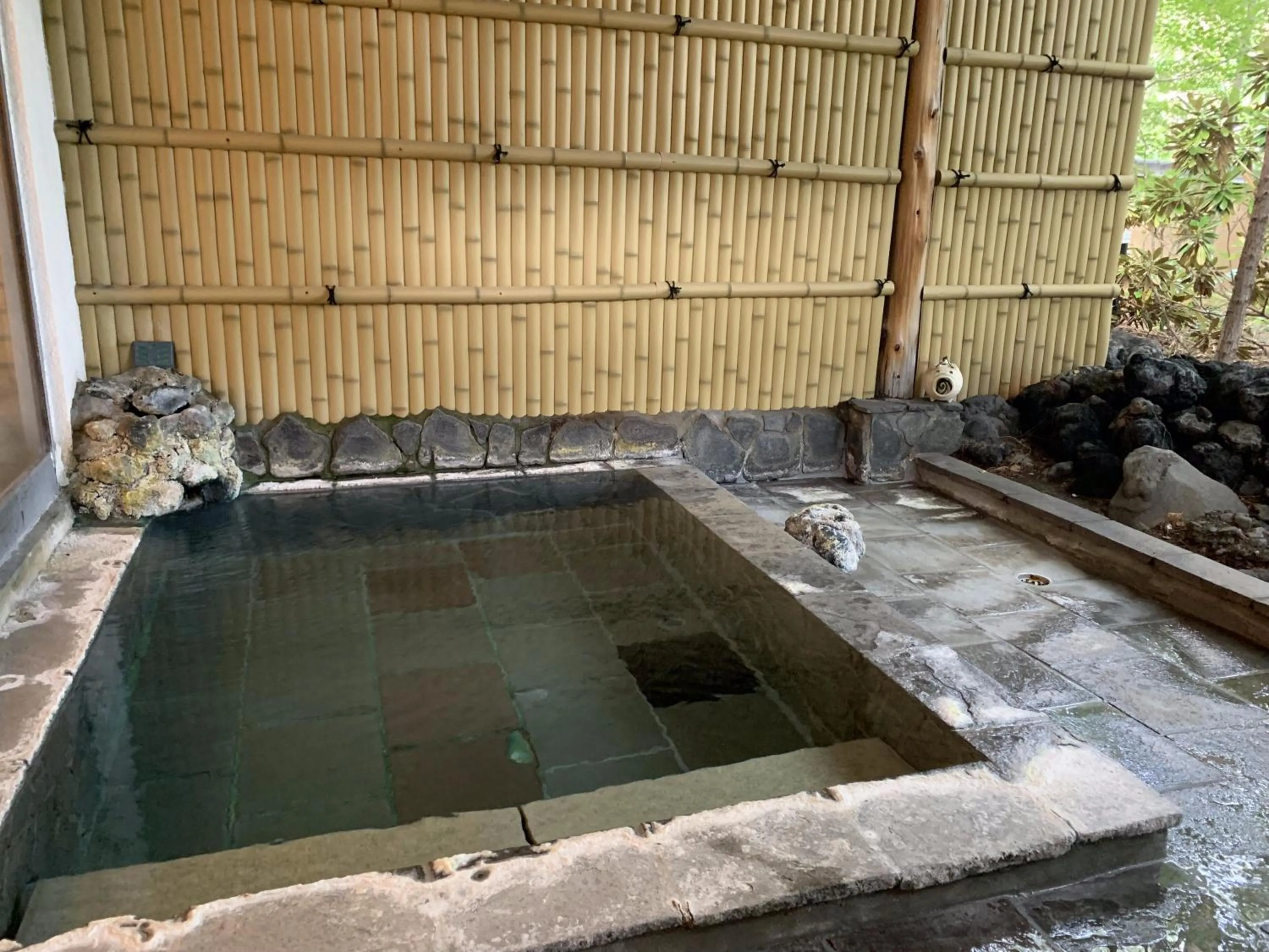 Hot Spring Bath in ELE Hotel Onsen Ryokufutei