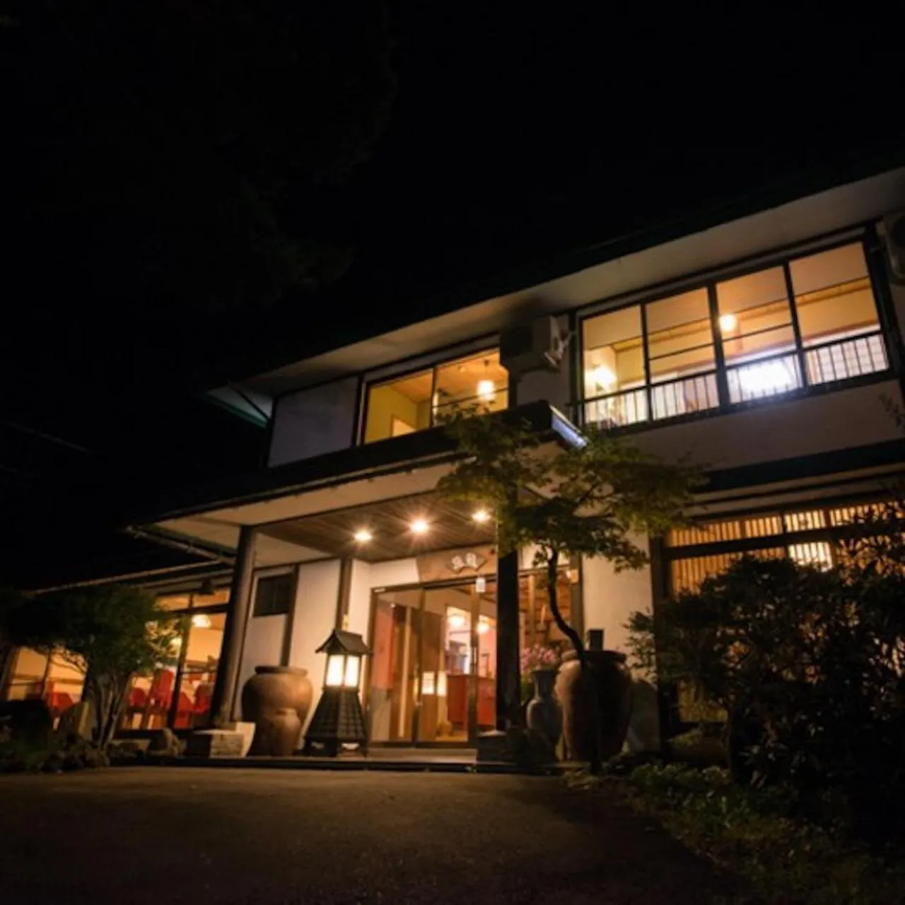 Sunset in ELE Hotel Onsen Ryokufutei