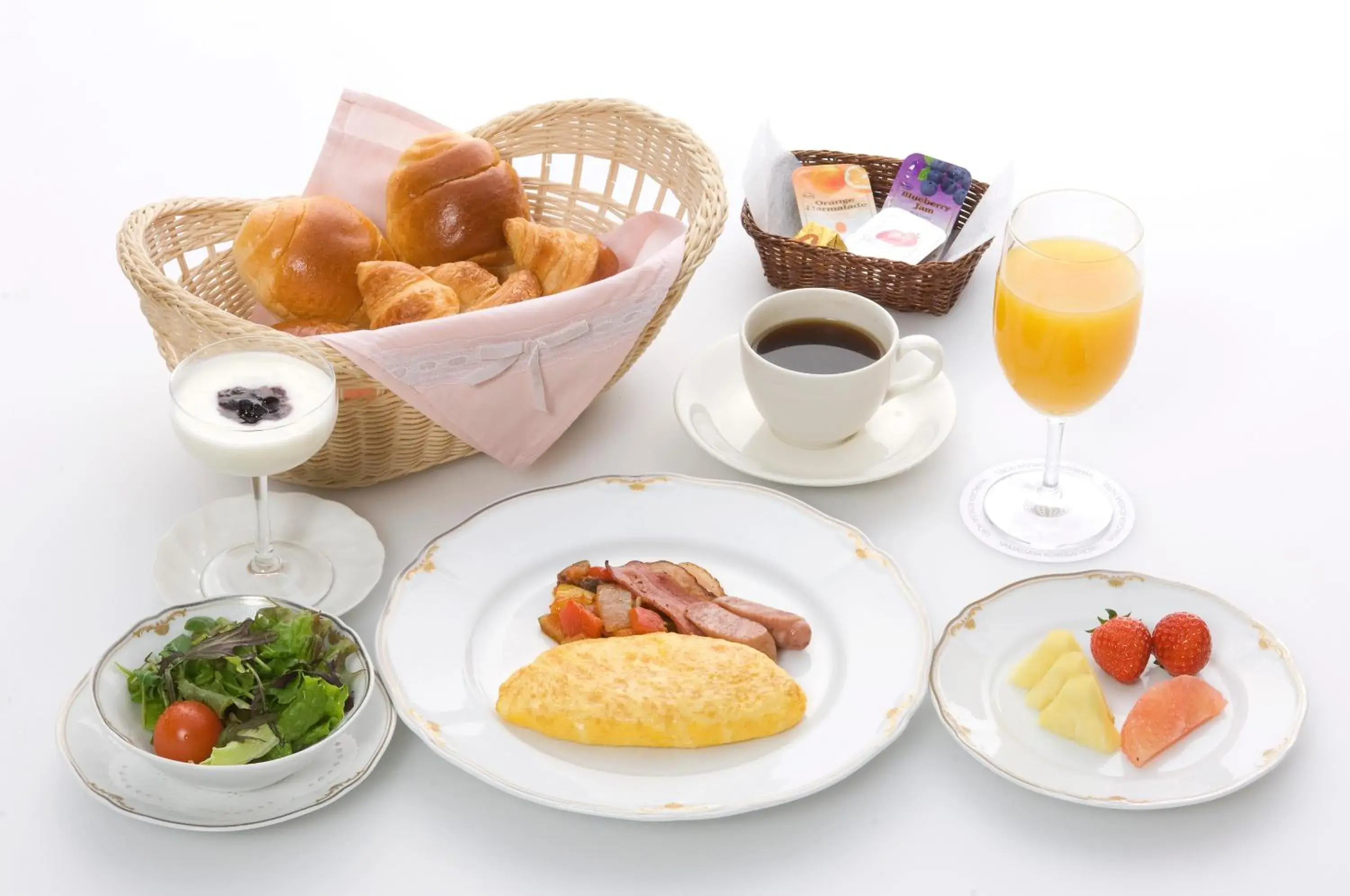 Buffet breakfast in Yamagata Kokusai Hotel Buffet breakfast in Yamagata Kokusai Hotel