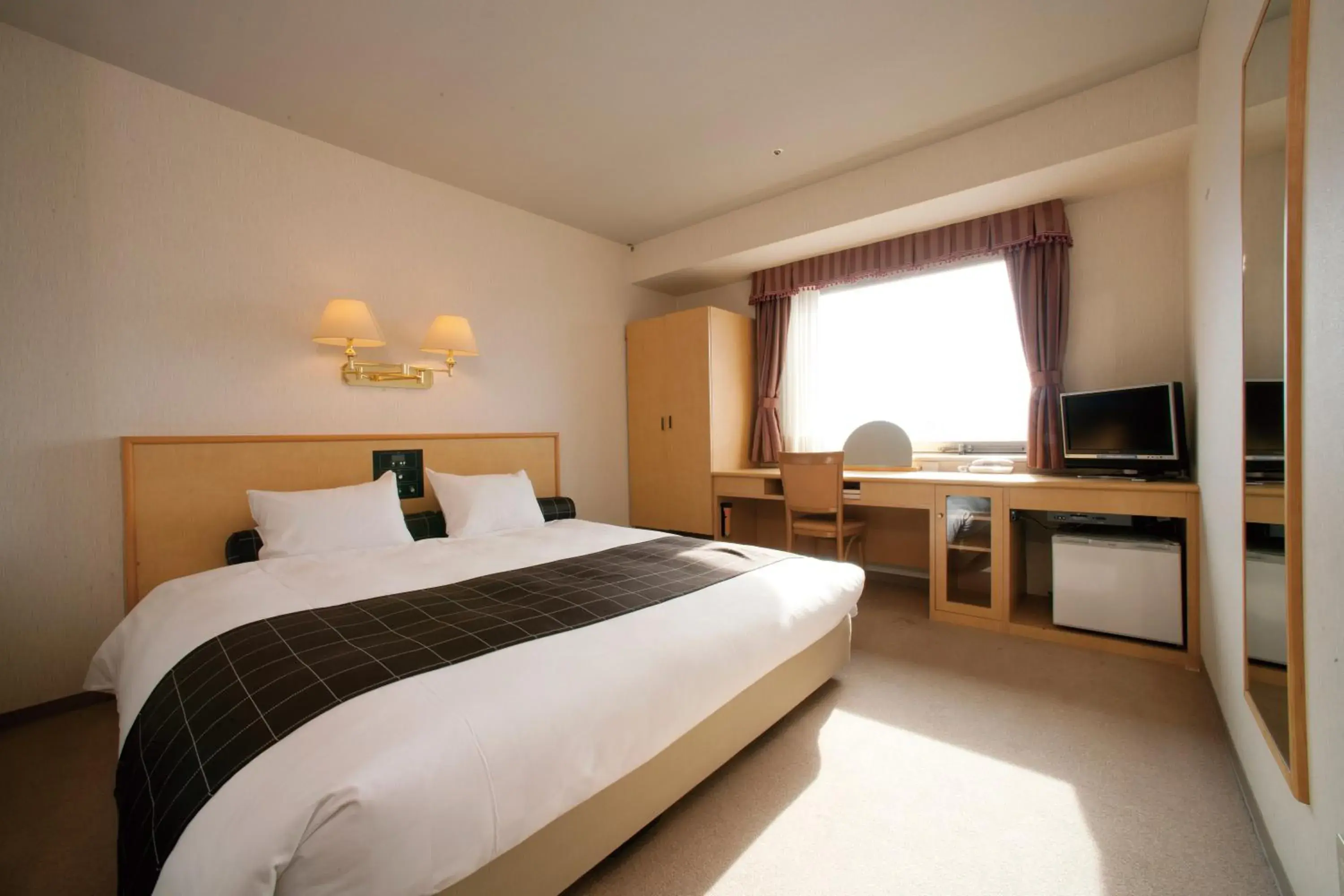 Photo of the whole room, Bed in Yamagata Kokusai Hotel Photo of the whole room, Bed in Yamagata Kokusai Hotel