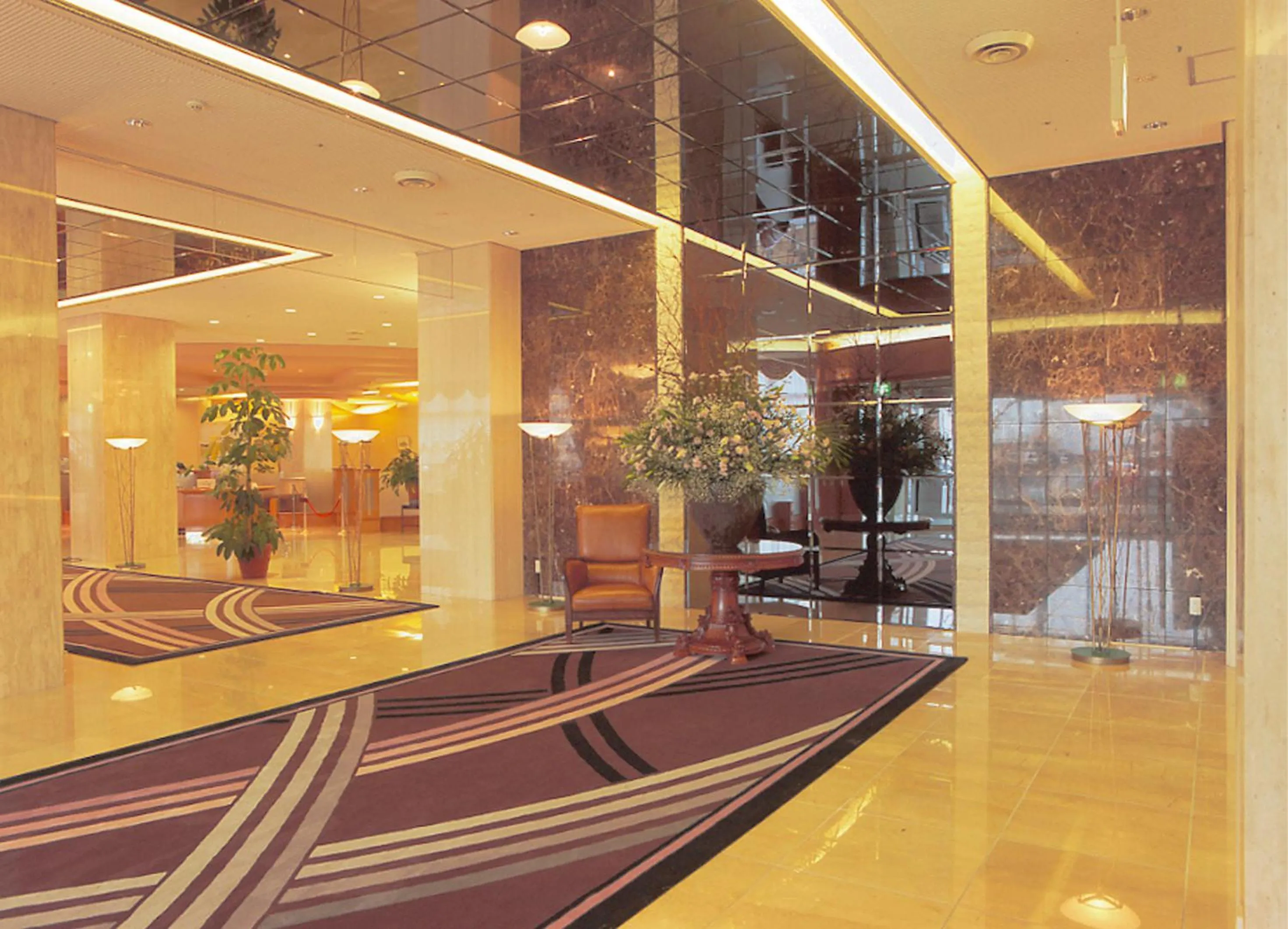 Lobby or reception in Yamagata Kokusai Hotel